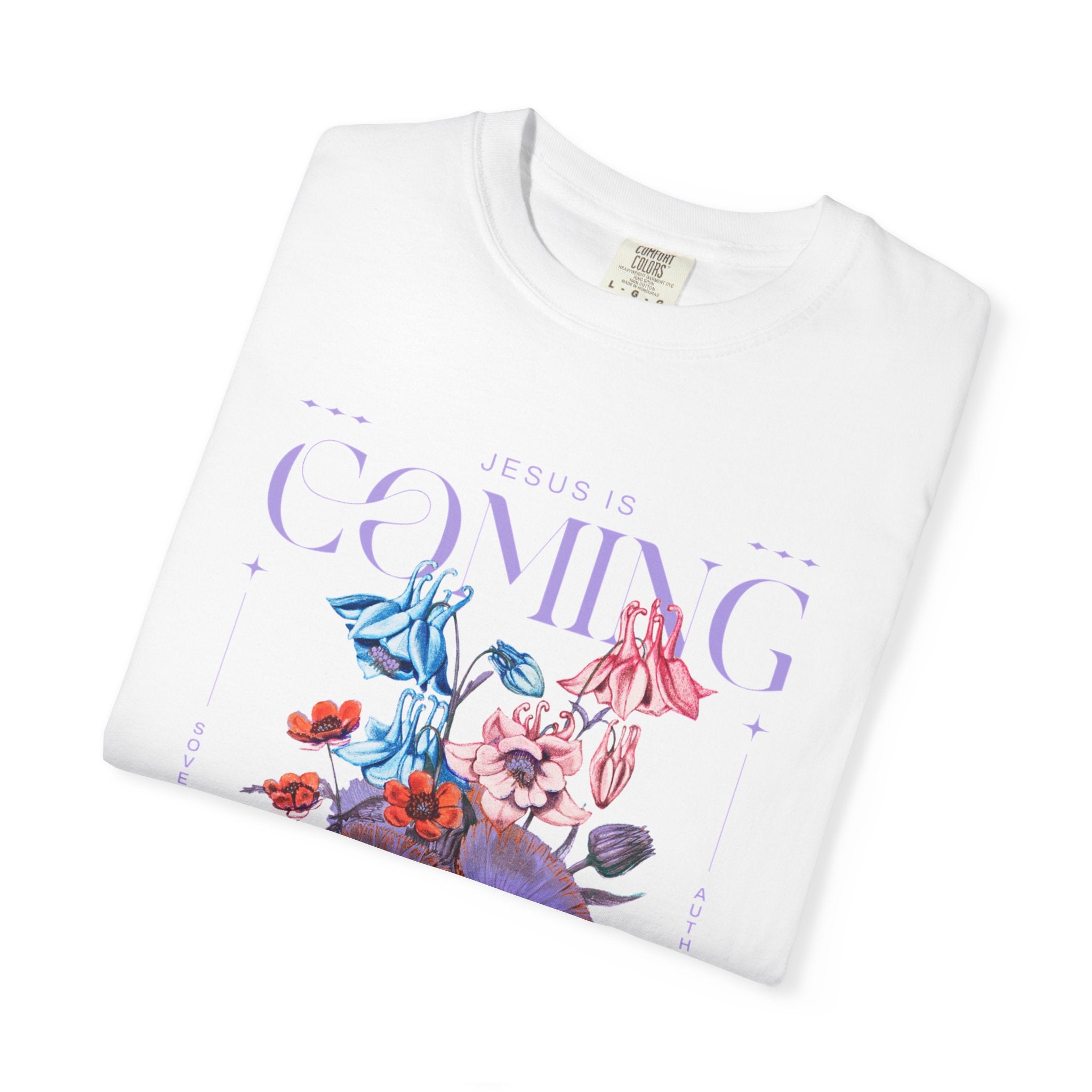 Coming Floral T-Shirt — Vintage Botanical Graphic Tee