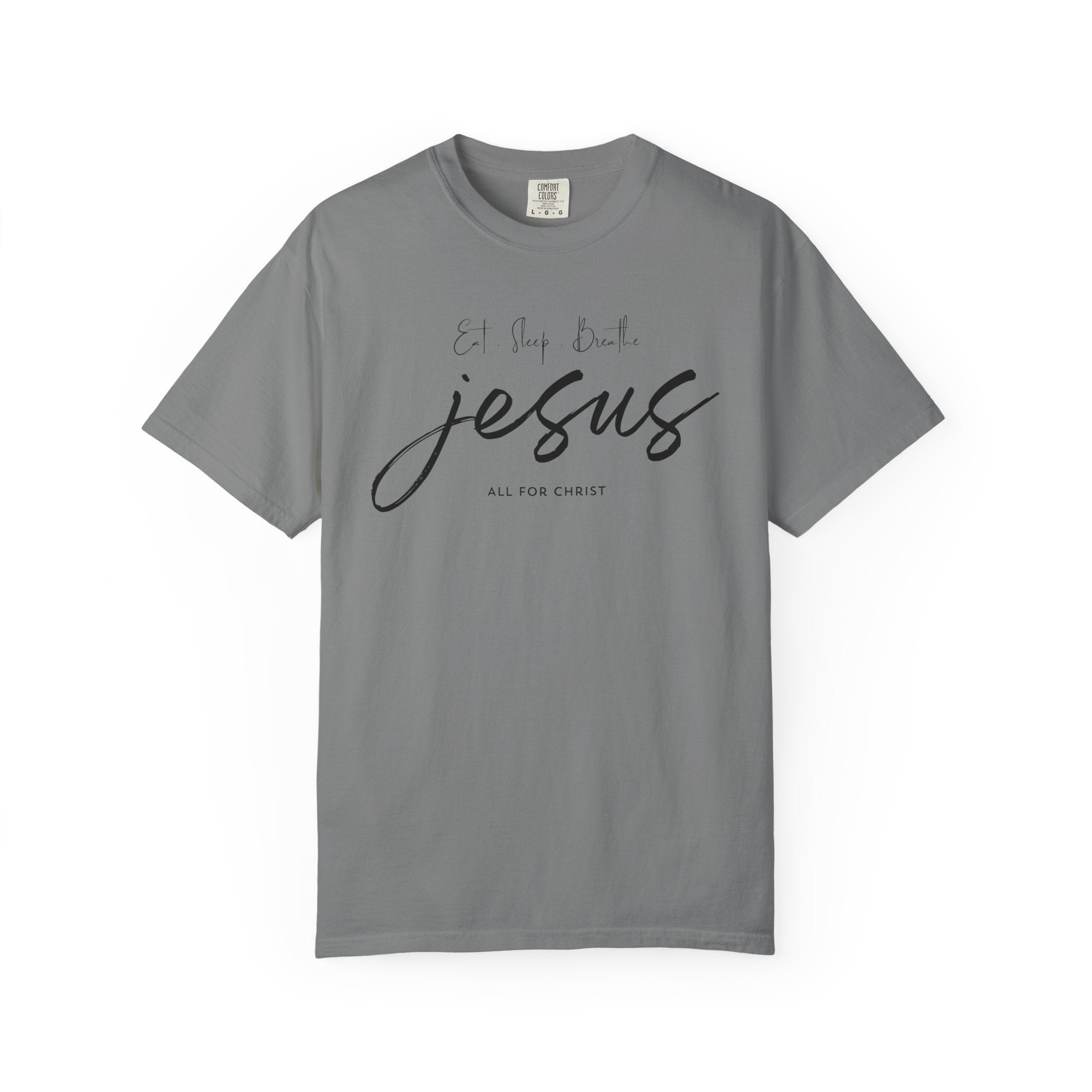 Jesus Script Tee - 'All for Christ' Faith Graphic T-Shirt