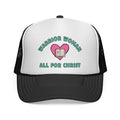 Warrior Woman Trucker Cap — All for Christ Christian Mesh Hat