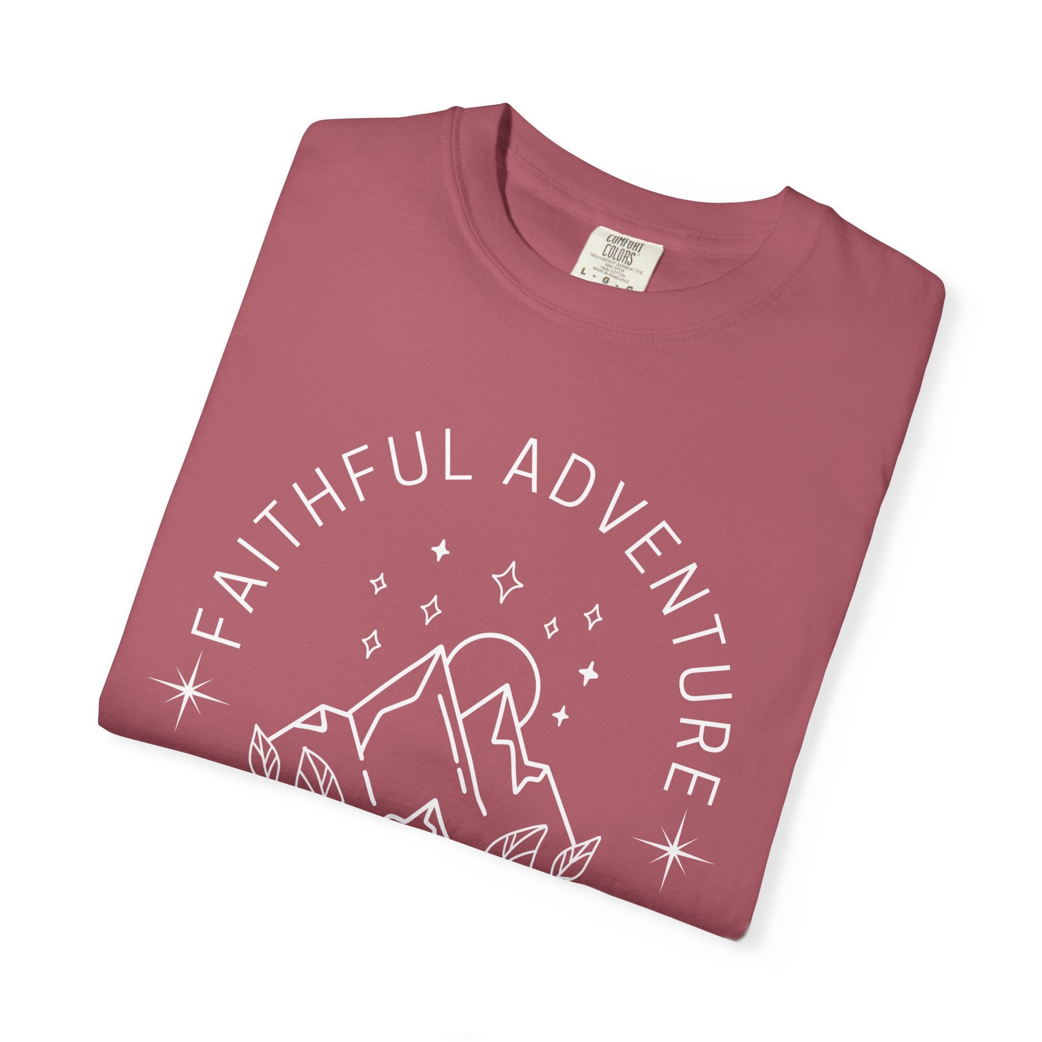 Faithful Adventure T-Shirt — Christian Mountain Graphic Tee