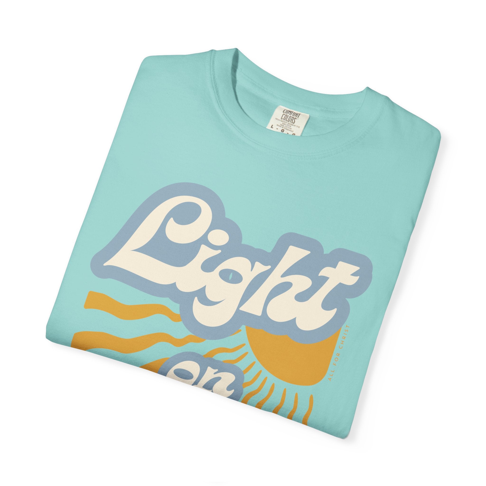 Light on Christ T-Shirt — Retro Christian Faith Tee