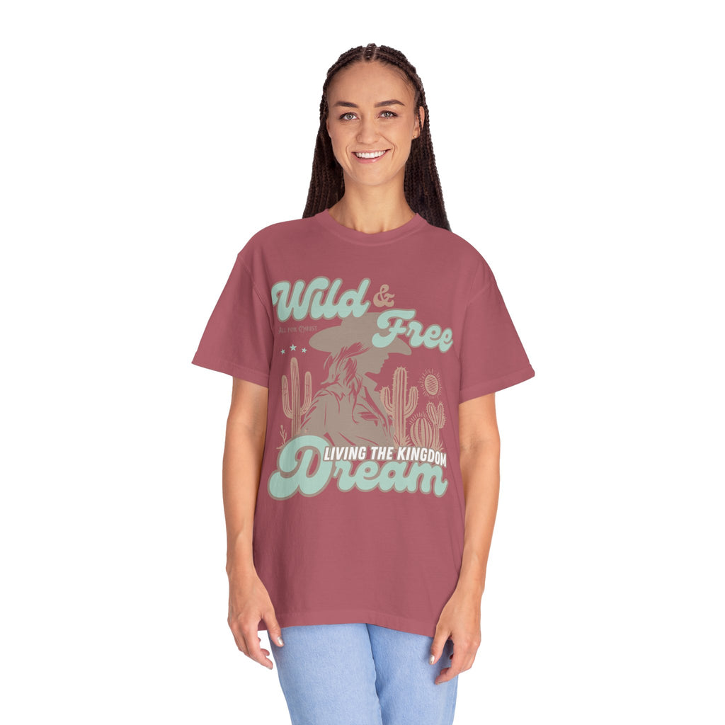 Wild & Free Dream T-Shirt — Desert Cowgirl Graphic Tee