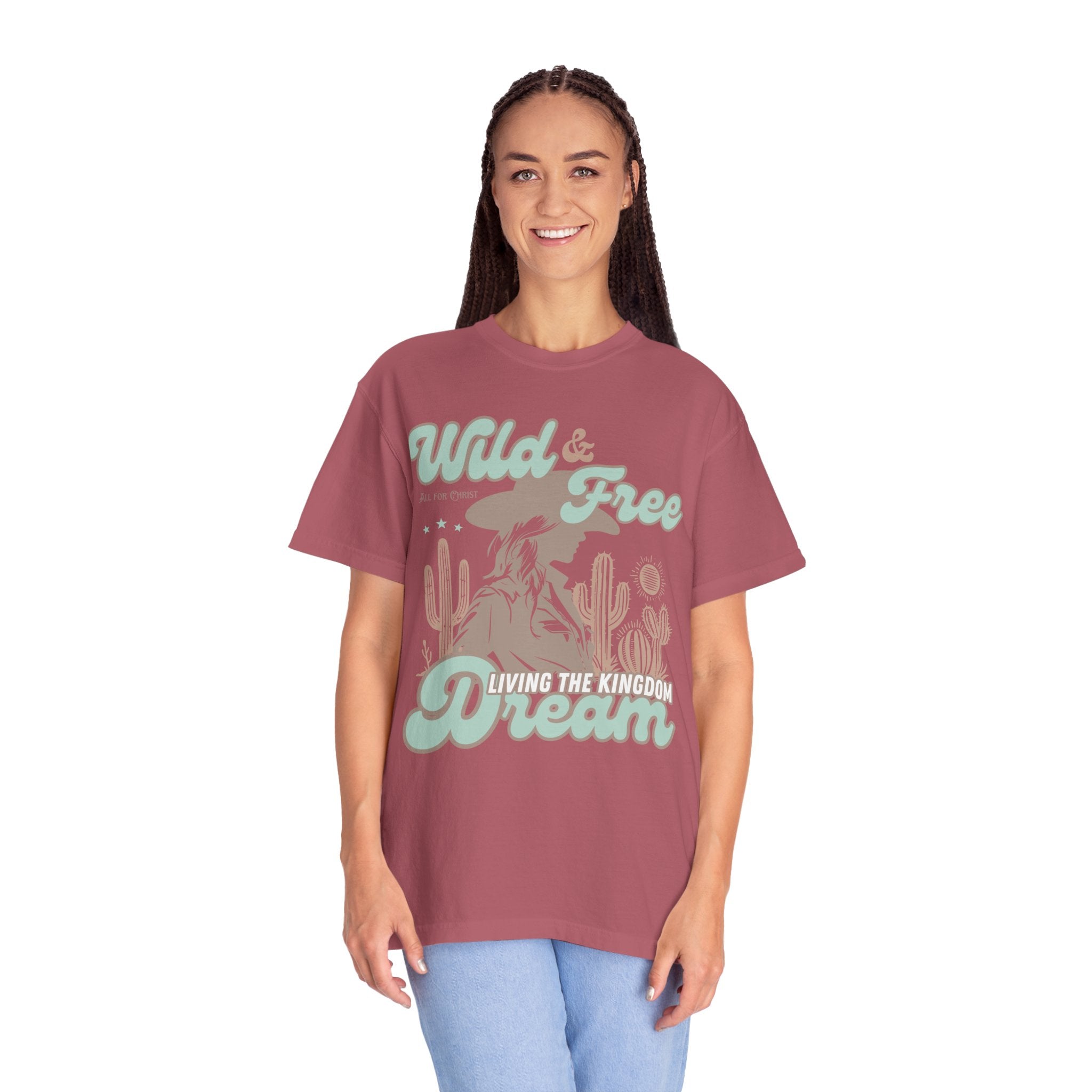 Wild & Free Dream T-Shirt — Desert Cowgirl Graphic Tee