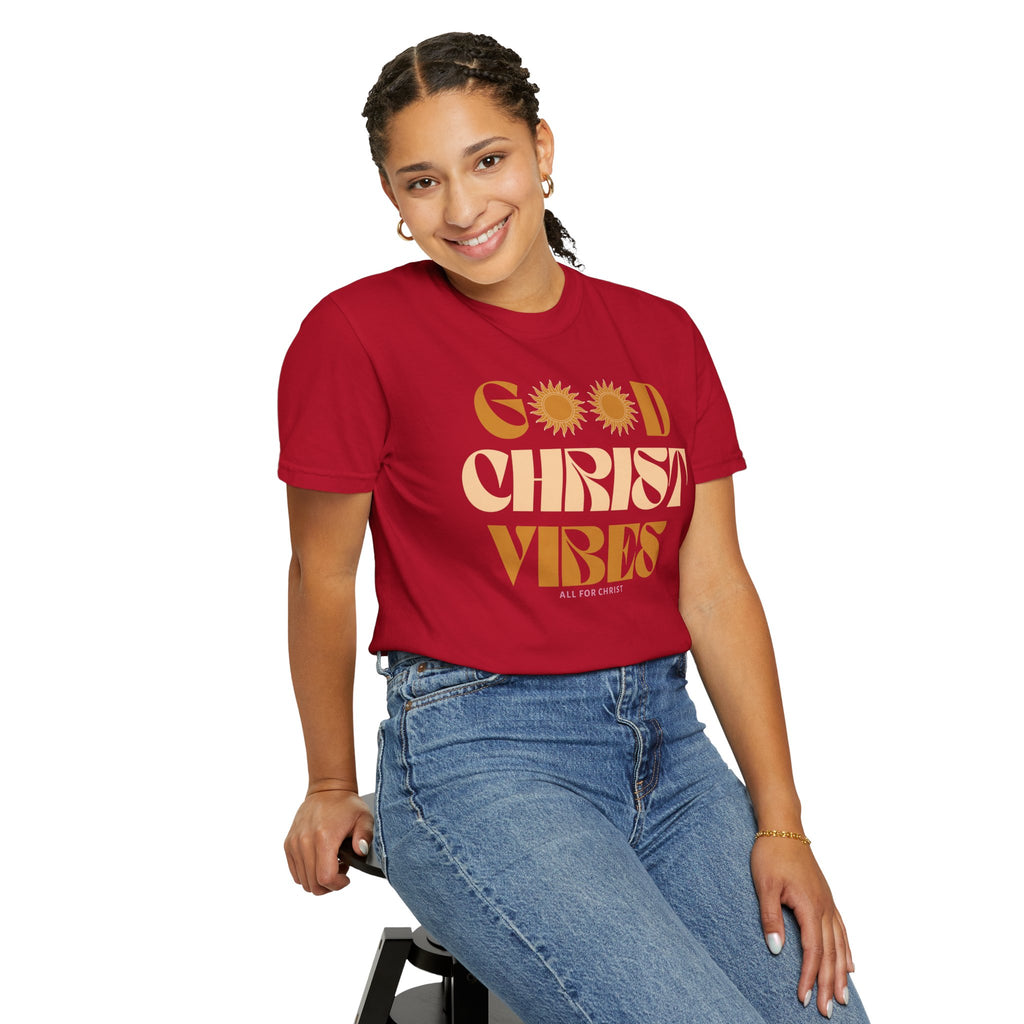 Good Christ Vibes T-Shirt — Retro Faith Graphic Tee
