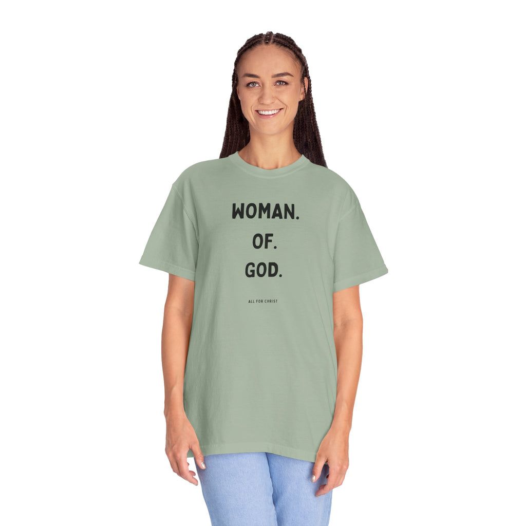 Woman. Of. God. T-Shirt — Faith-Based Women's Graphic Tee
