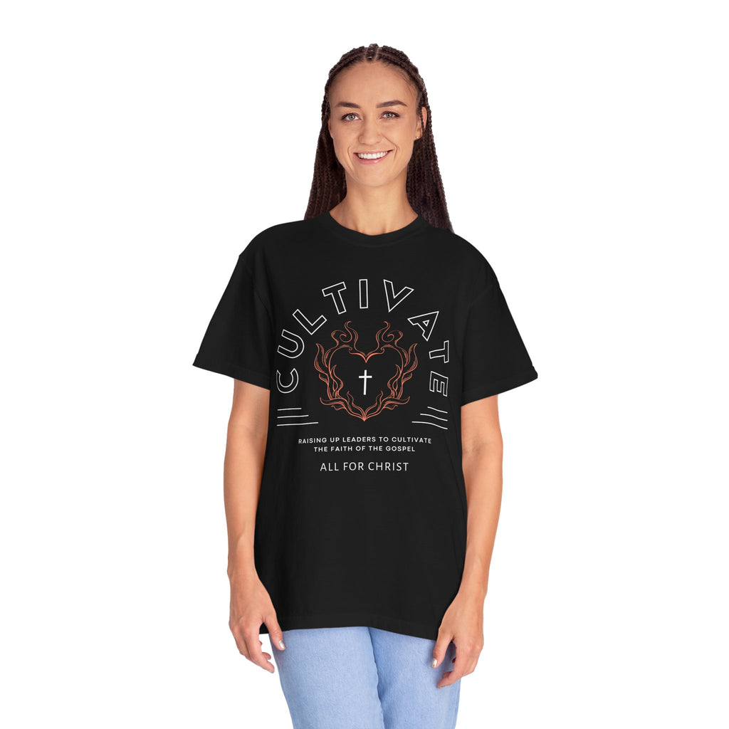 Cultivate Christian T-Shirt — 'All For Christ' Church Ministry Tee