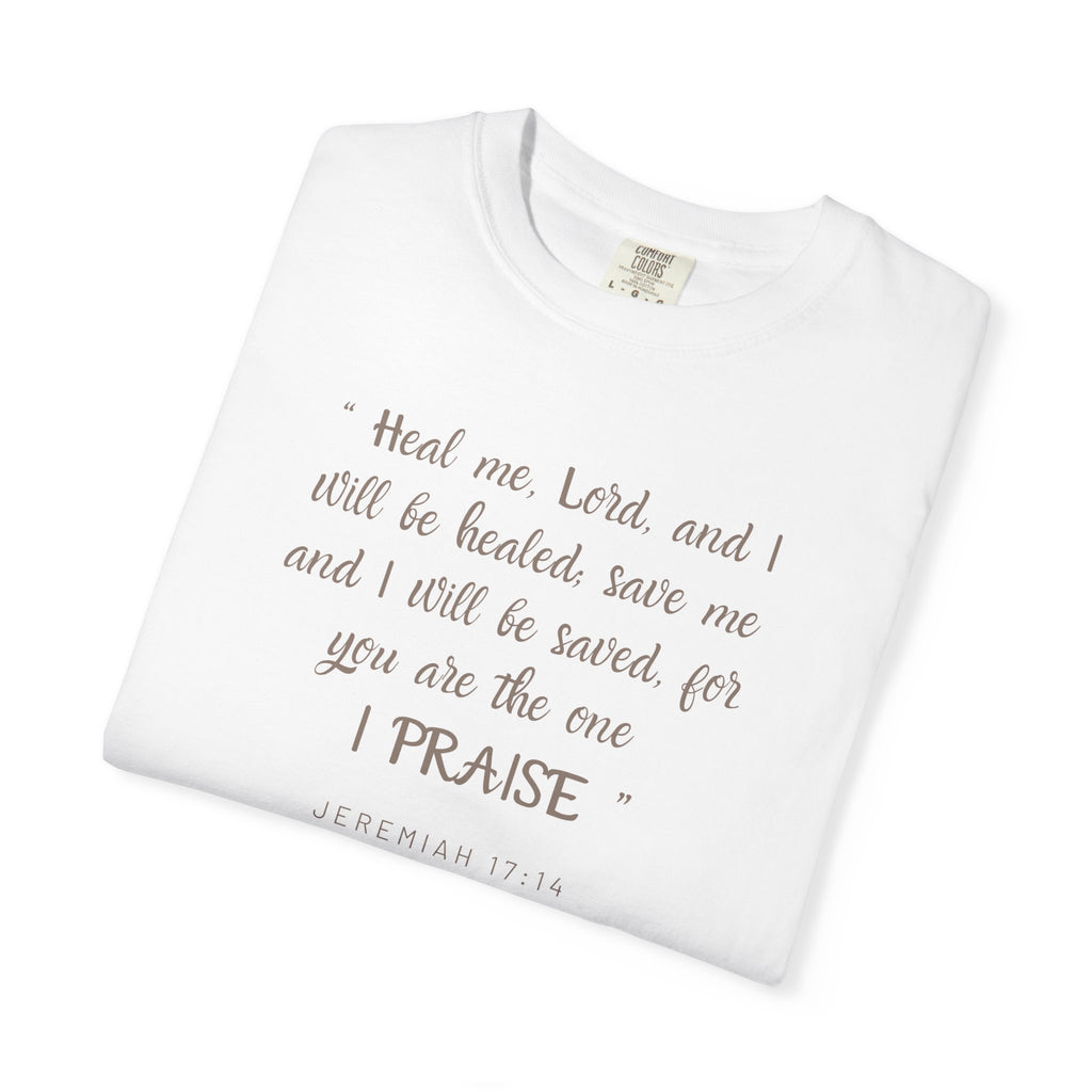 Christian Scripture T-Shirt — "I Praise" Inspirational Faith Tee