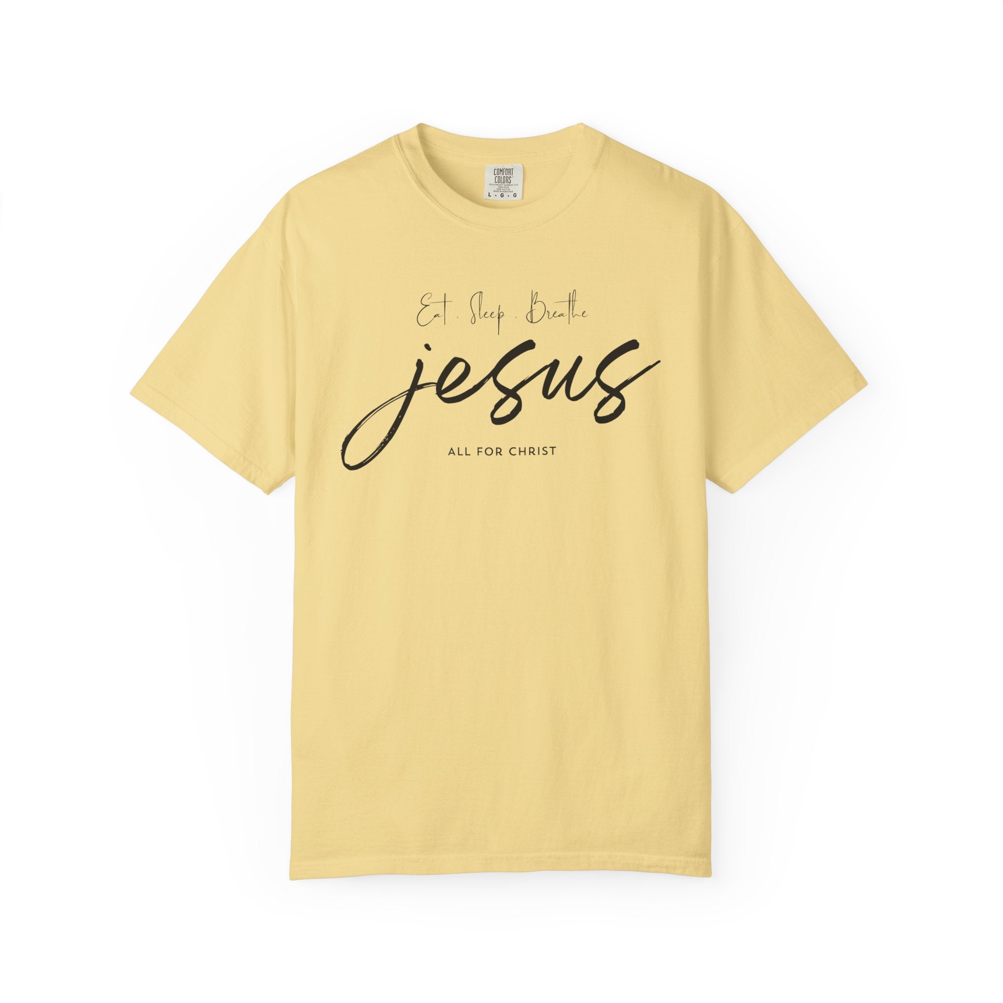 Jesus Script Tee - 'All for Christ' Faith Graphic T-Shirt