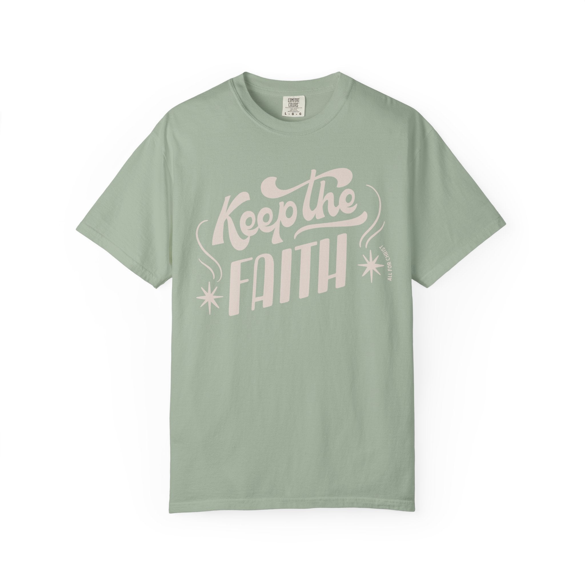 Keep the Faith T-Shirt — Retro Script Inspirational Tee
