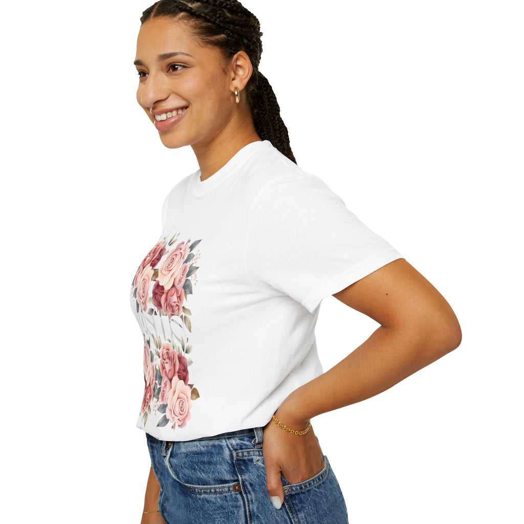 Rose Floral Graphic T-Shirt — 'Bless Your Heart' Vintage Bouquet Tee