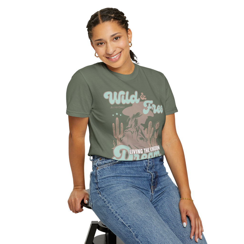 Wild & Free Dream T-Shirt — Desert Cowgirl Graphic Tee