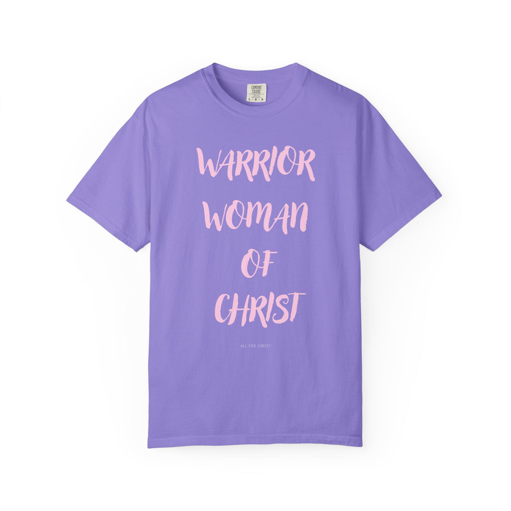 Warrior Woman of Christ T‑Shirt — Christian Faith Tee for Women