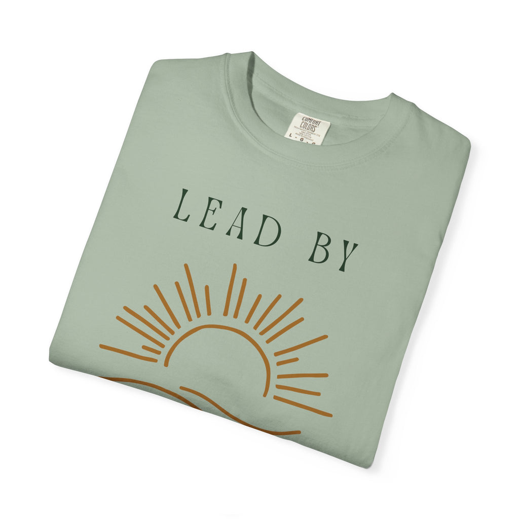 Lead By His Light T-Shirt — Christian Inspirational Sun Graphic Tee