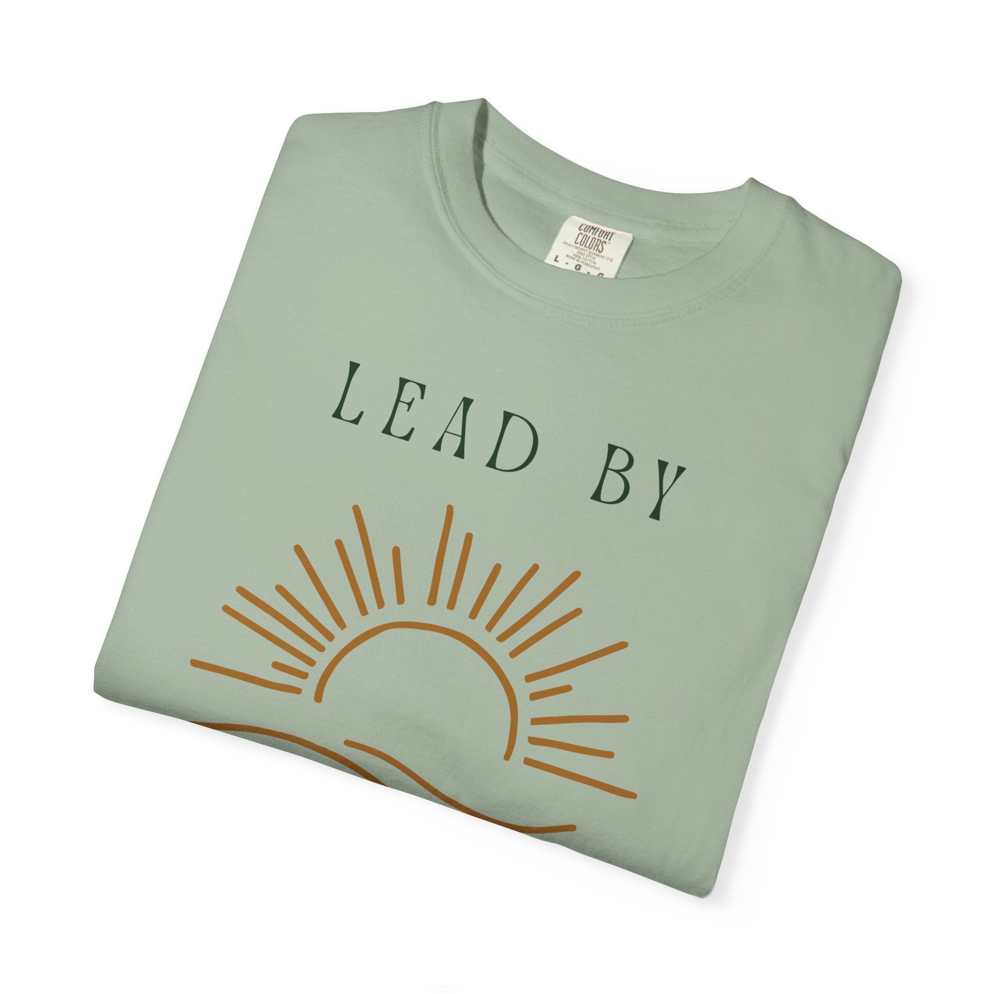 Lead By His Light T-Shirt — Christian Inspirational Sun Graphic Tee