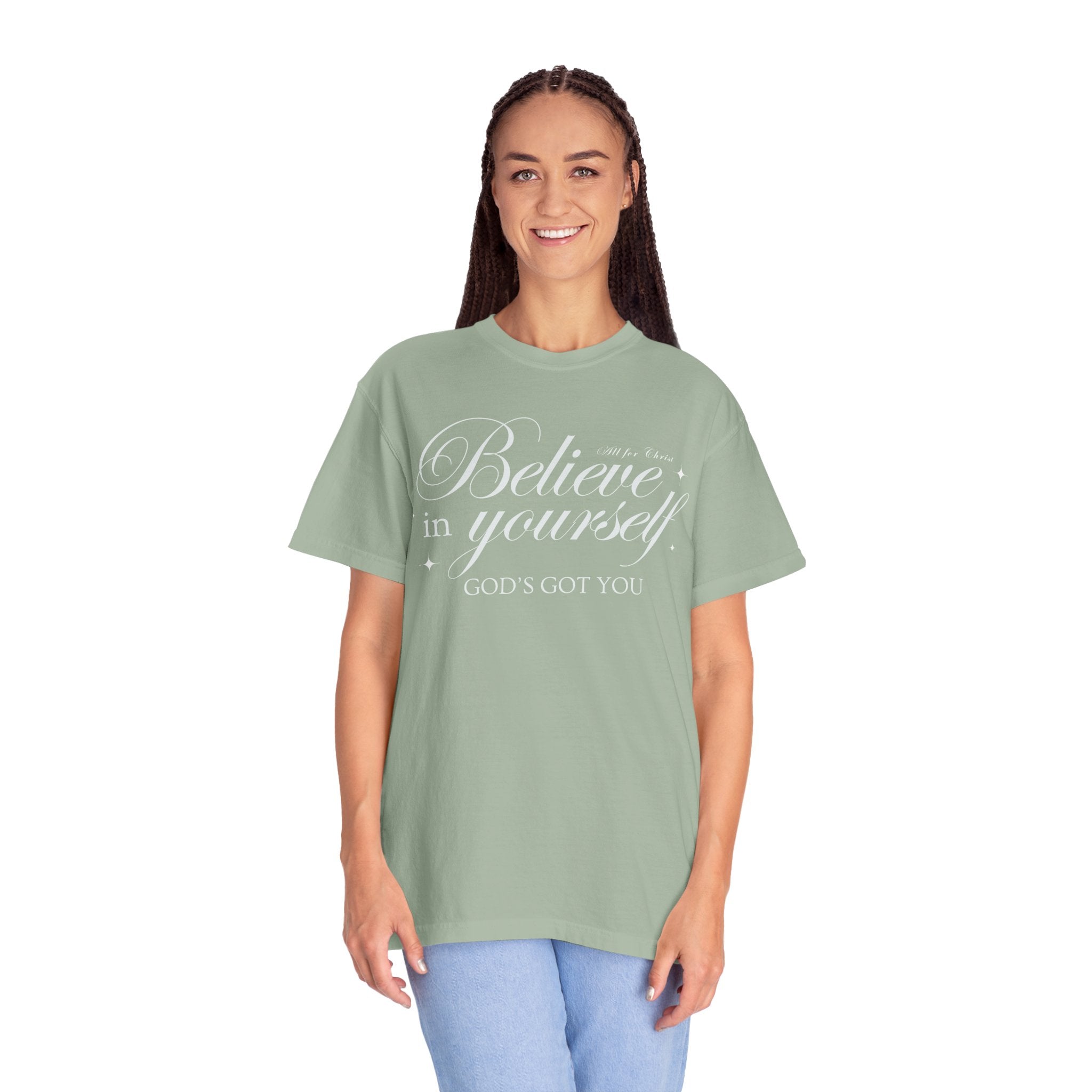 Believe In Yourself Christian T‑Shirt — "God's Got You" Inspirational Tee