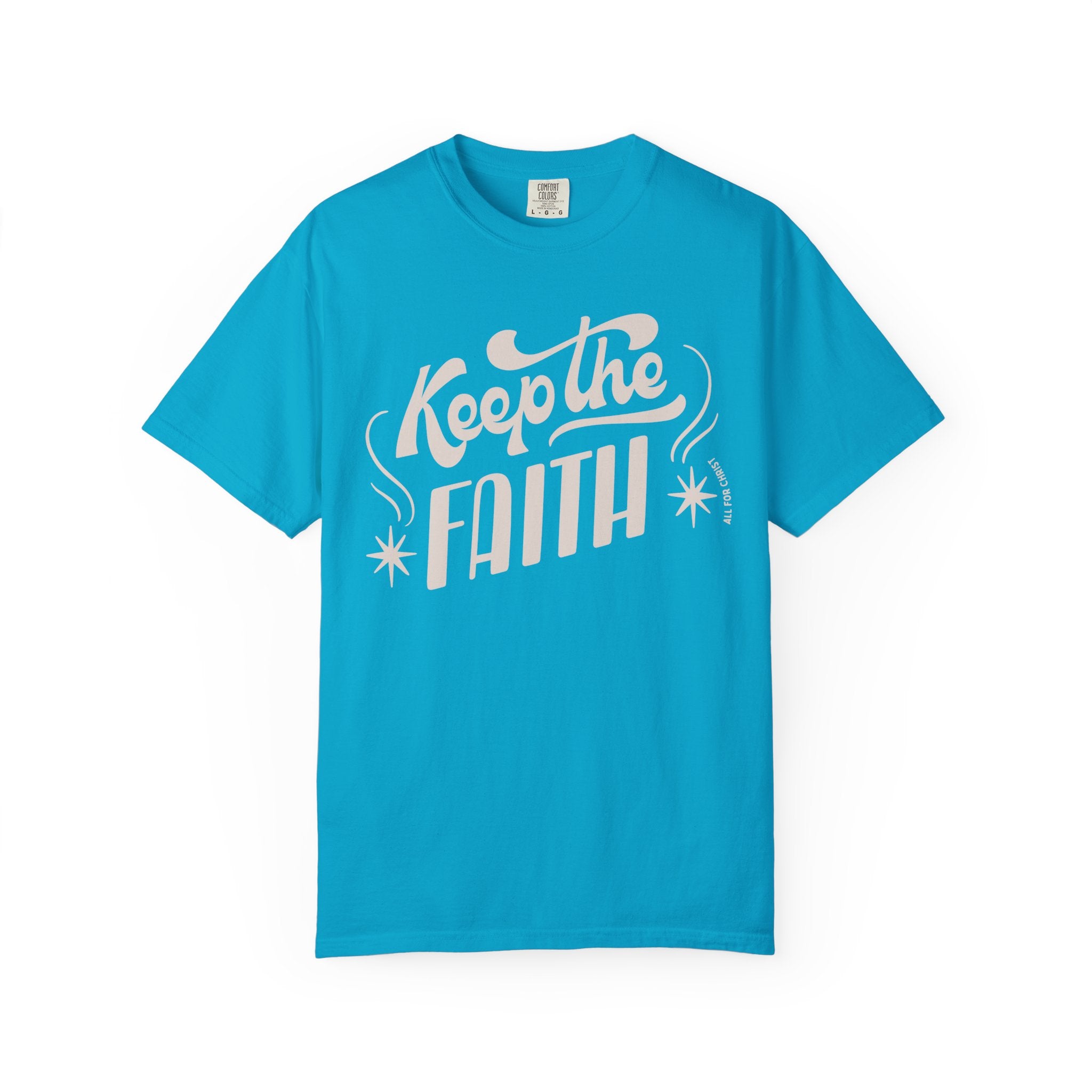 Keep the Faith T-Shirt — Retro Script Inspirational Tee