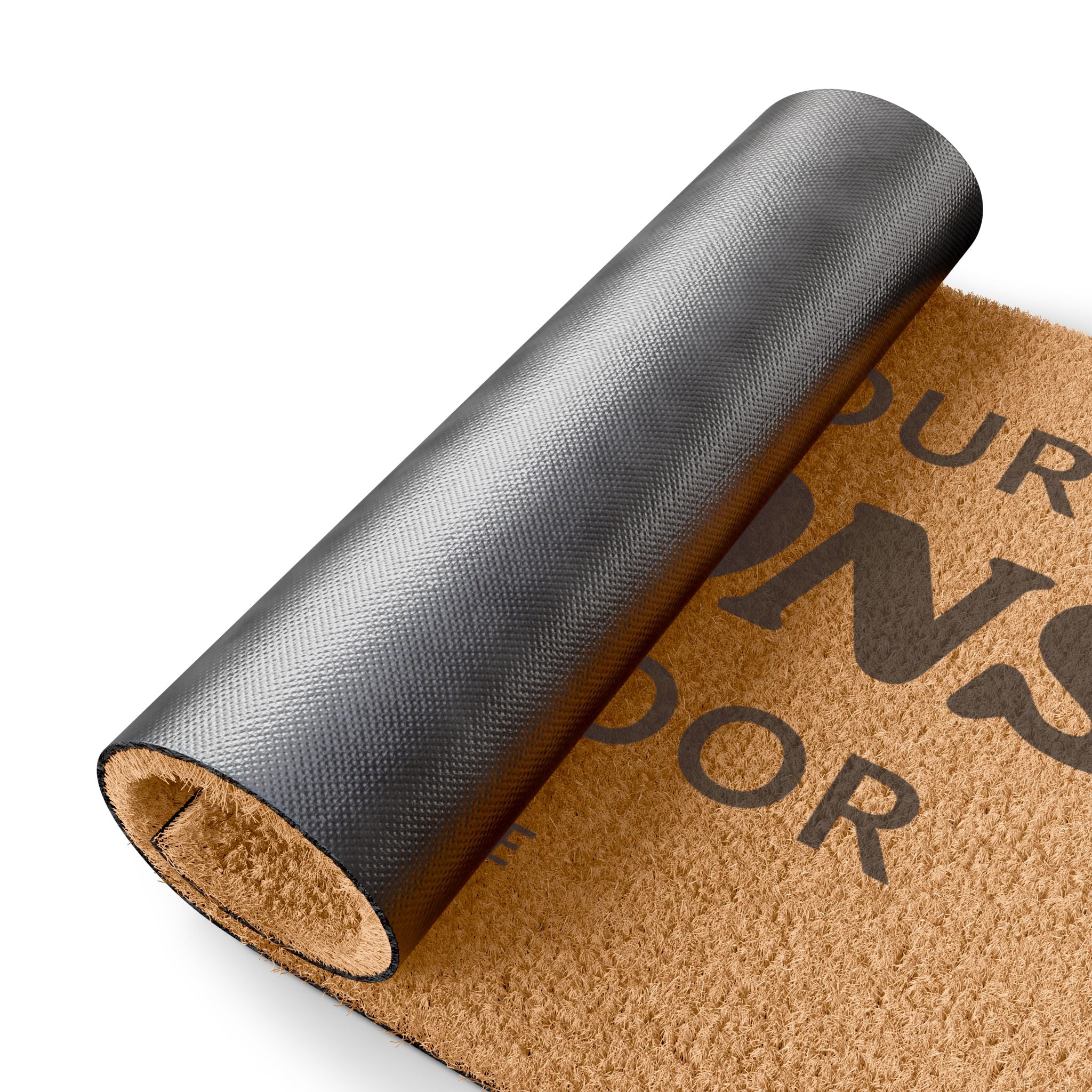 "Check Your Demons at the Door" Doormat — Funny Faith-Inspired Welcome Mat