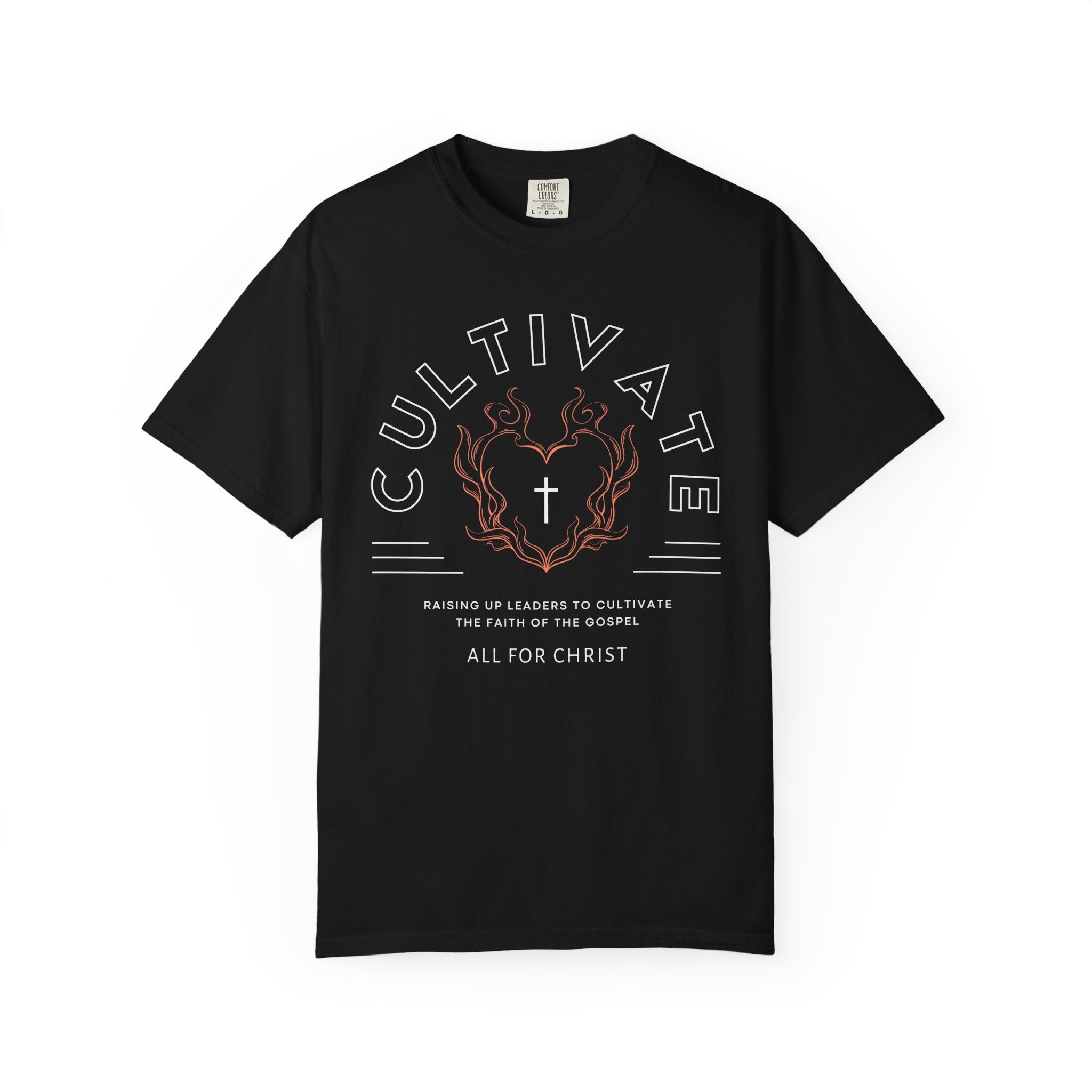 Cultivate Christian T-Shirt — 'All For Christ' Church Ministry Tee