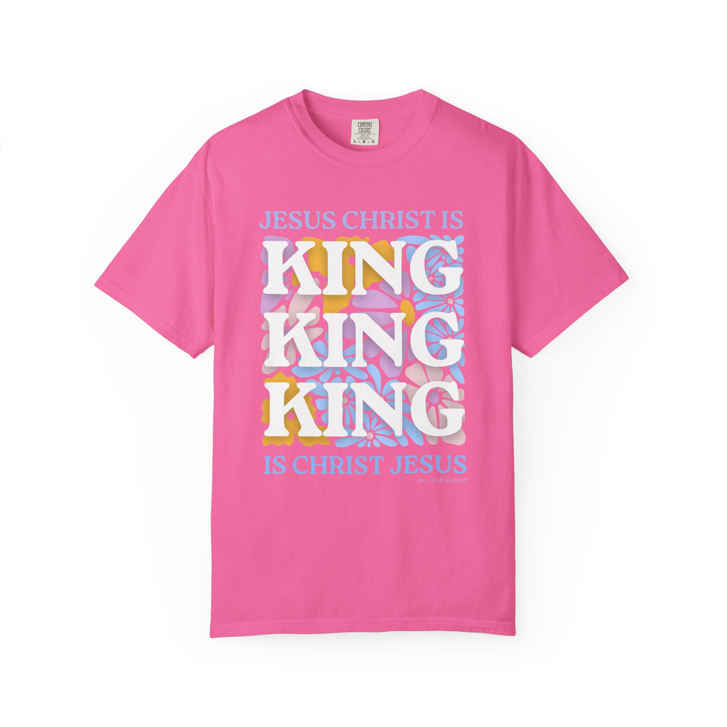 Christian 'King' Graphic T-Shirt — Jesus Christ Is King Faith Tee