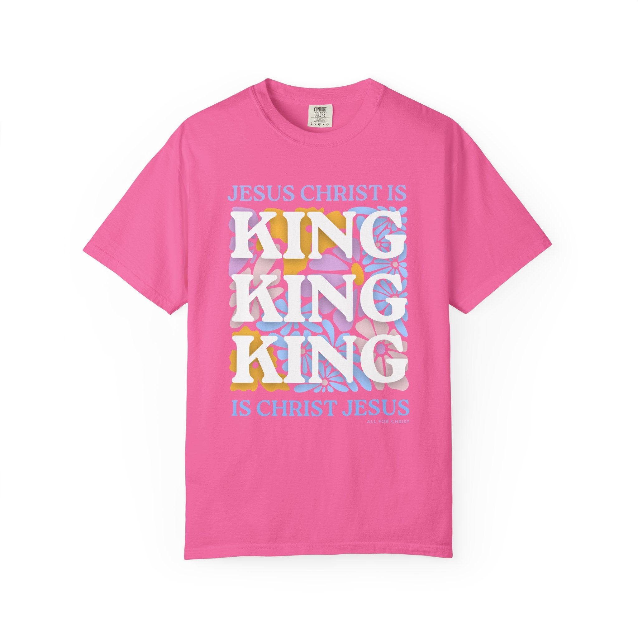 Christian 'King' Graphic T-Shirt — Jesus Christ Is King Faith Tee