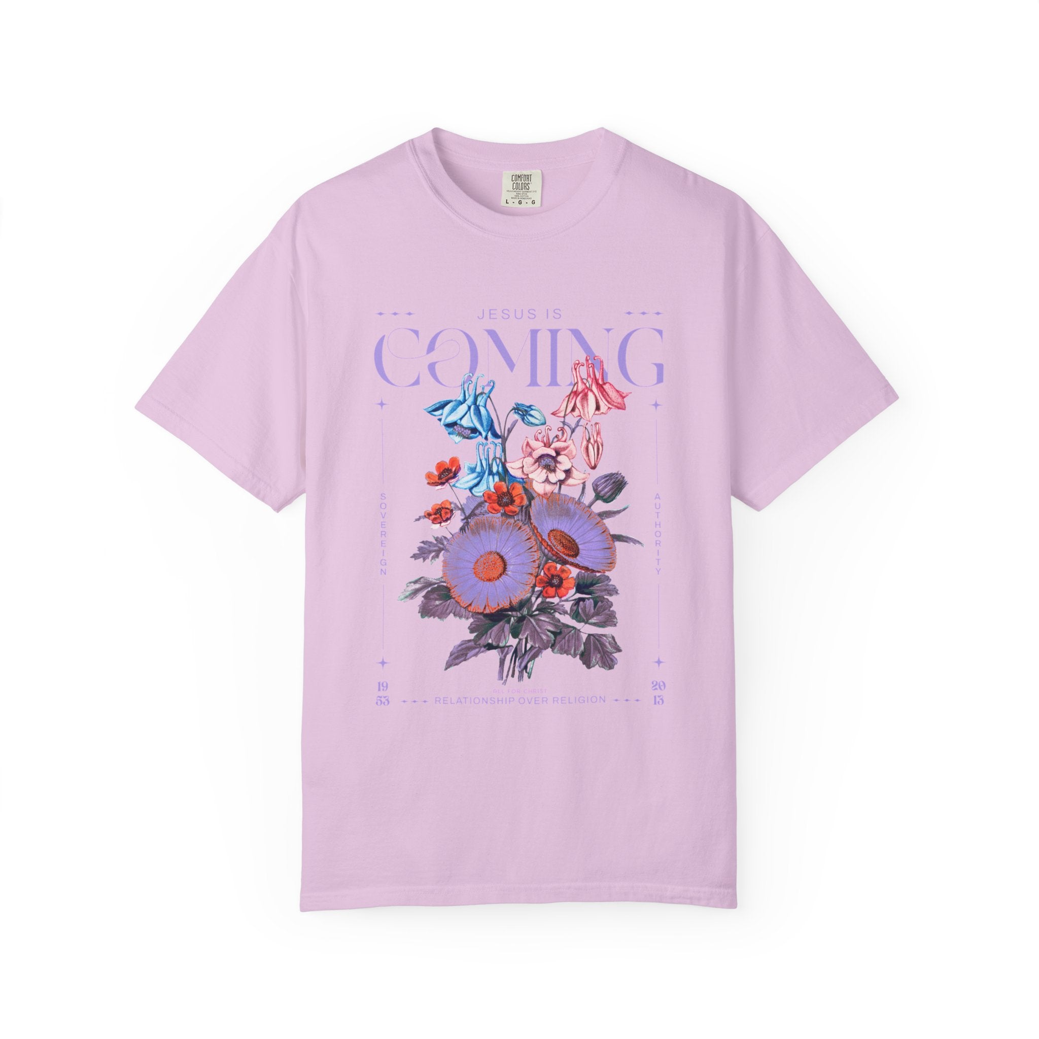 Coming Floral T-Shirt — Vintage Botanical Graphic Tee