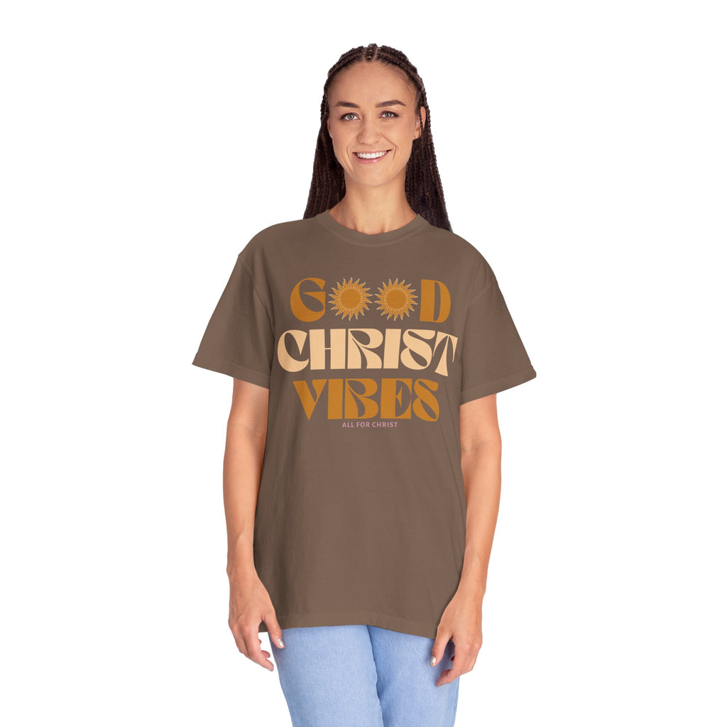 Good Christ Vibes T-Shirt — Retro Faith Graphic Tee