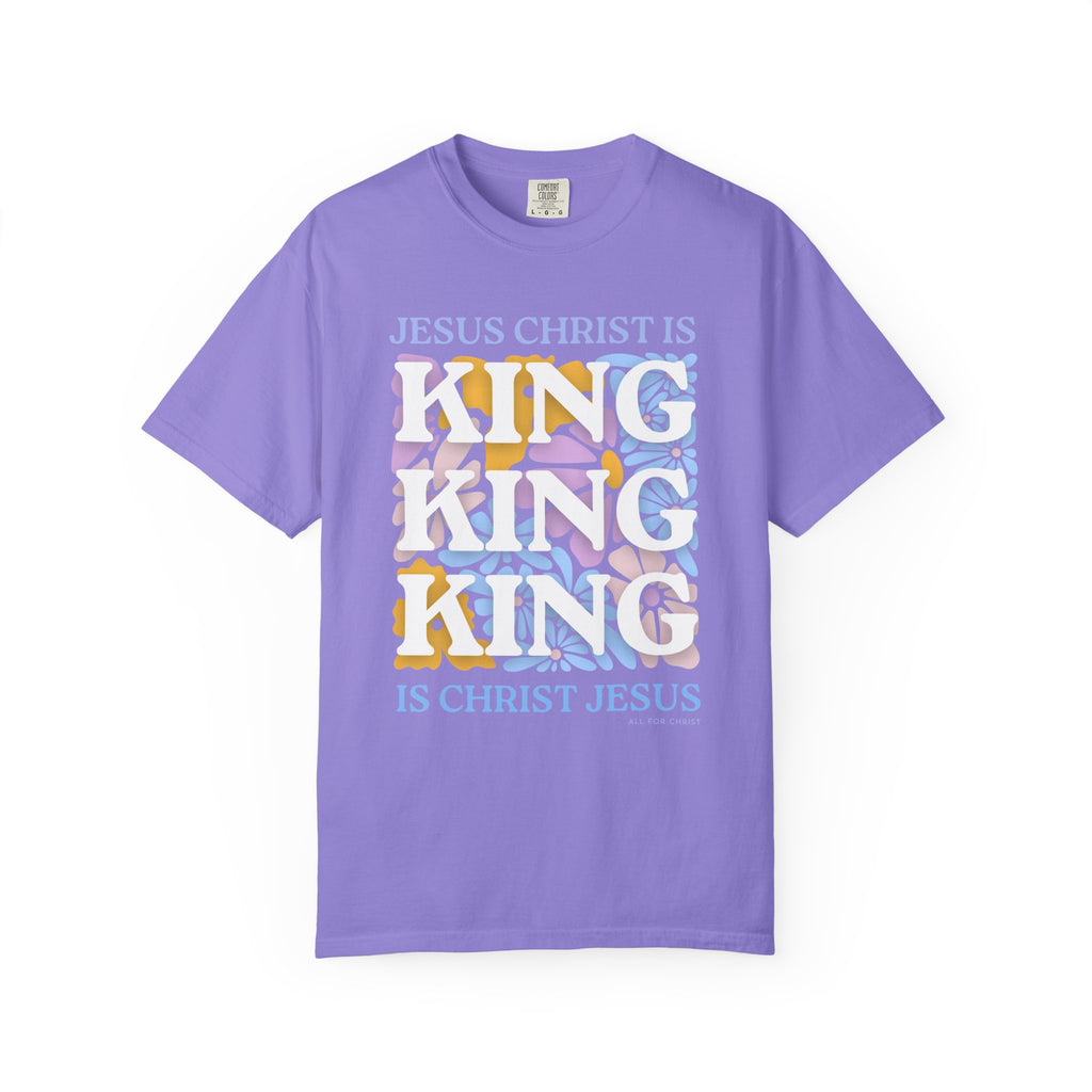 Christian 'King' Graphic T-Shirt — Jesus Christ Is King Faith Tee