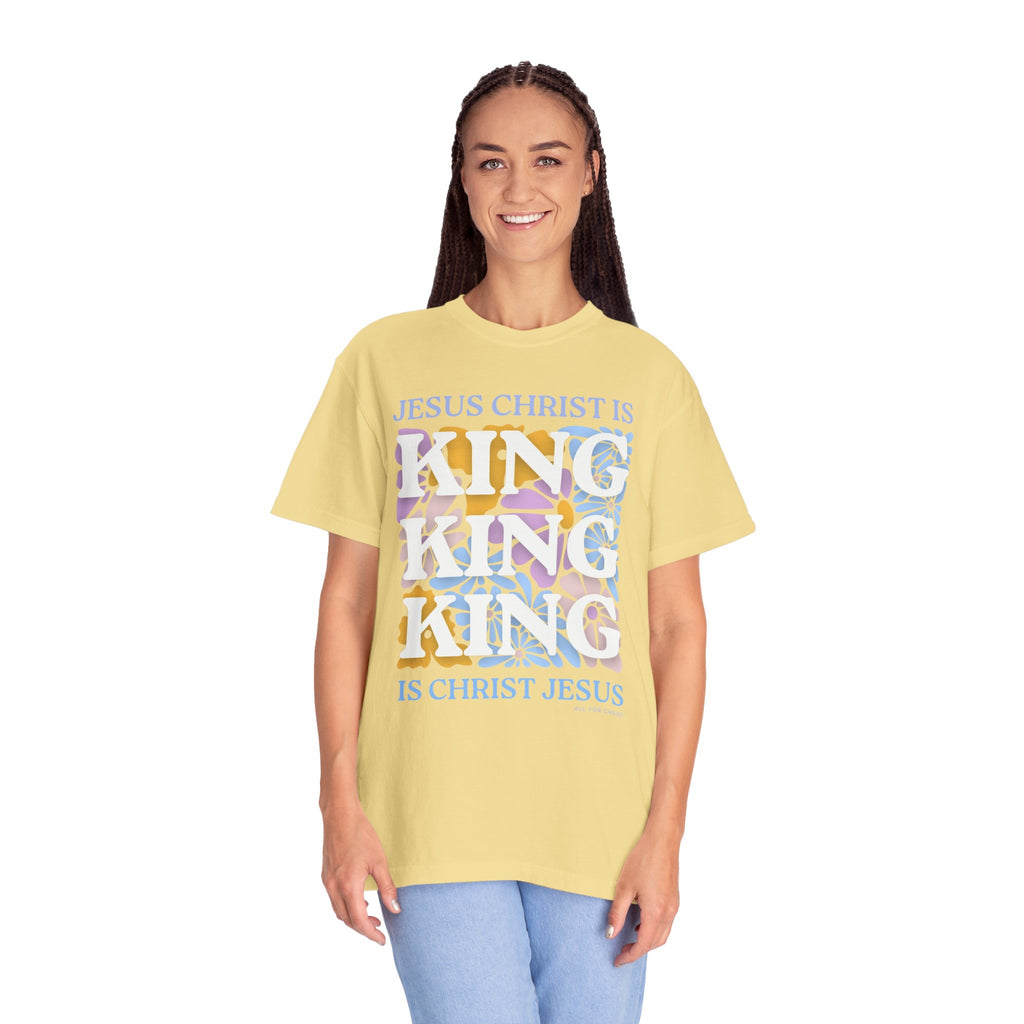 Christian 'King' Graphic T-Shirt — Jesus Christ Is King Faith Tee