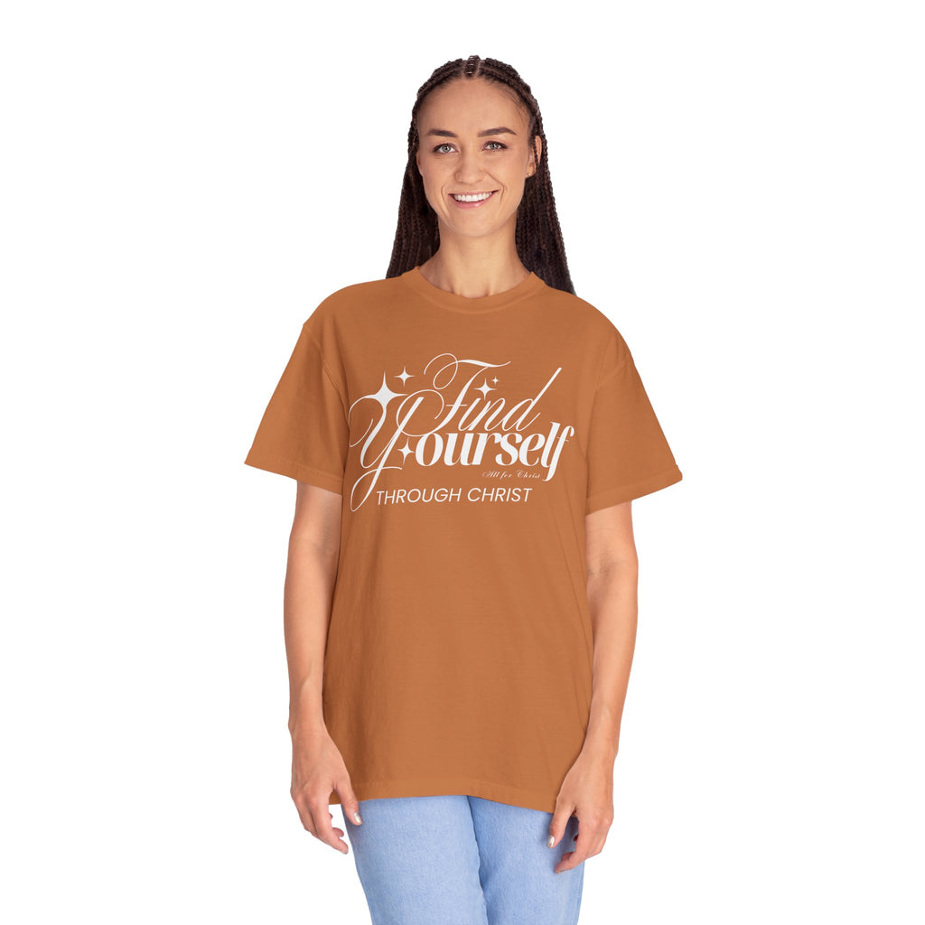 Find Yourself Through Christ T-Shirt — Christian Faith Graphic Tee