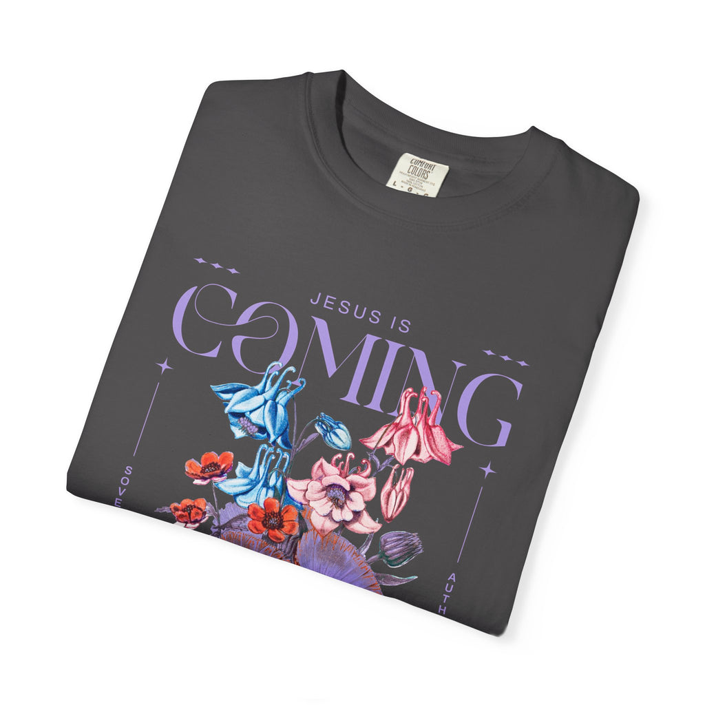Coming Floral T-Shirt — Vintage Botanical Graphic Tee