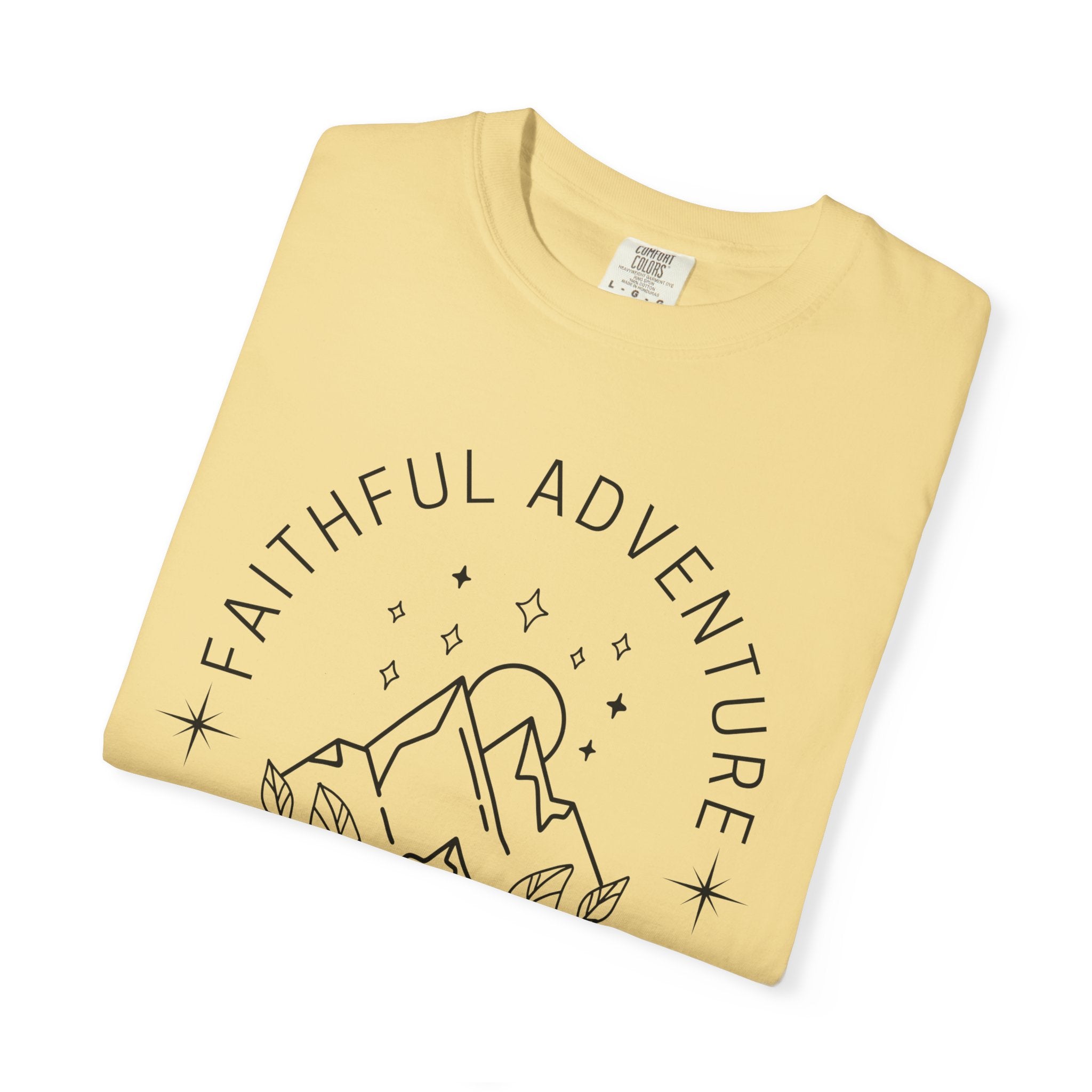 Faithful Adventure T-Shirt — Christian Mountain Graphic Tee