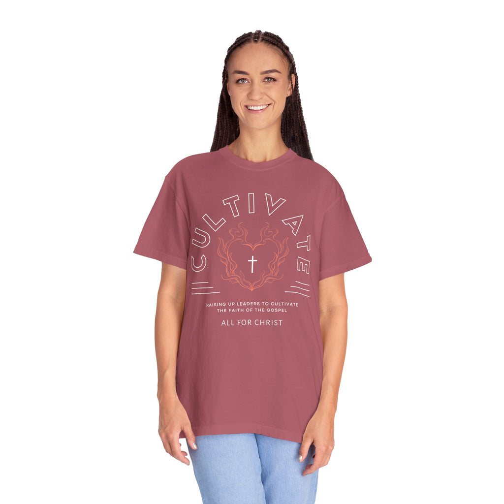 Cultivate Christian T-Shirt — 'All For Christ' Church Ministry Tee