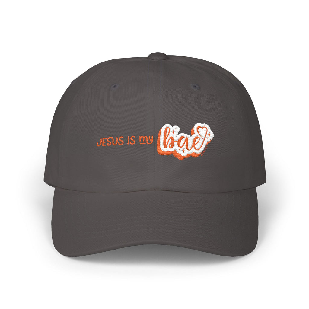 Dad Hat — "Jesus Is My Bae" Embroidered Christian Baseball Cap