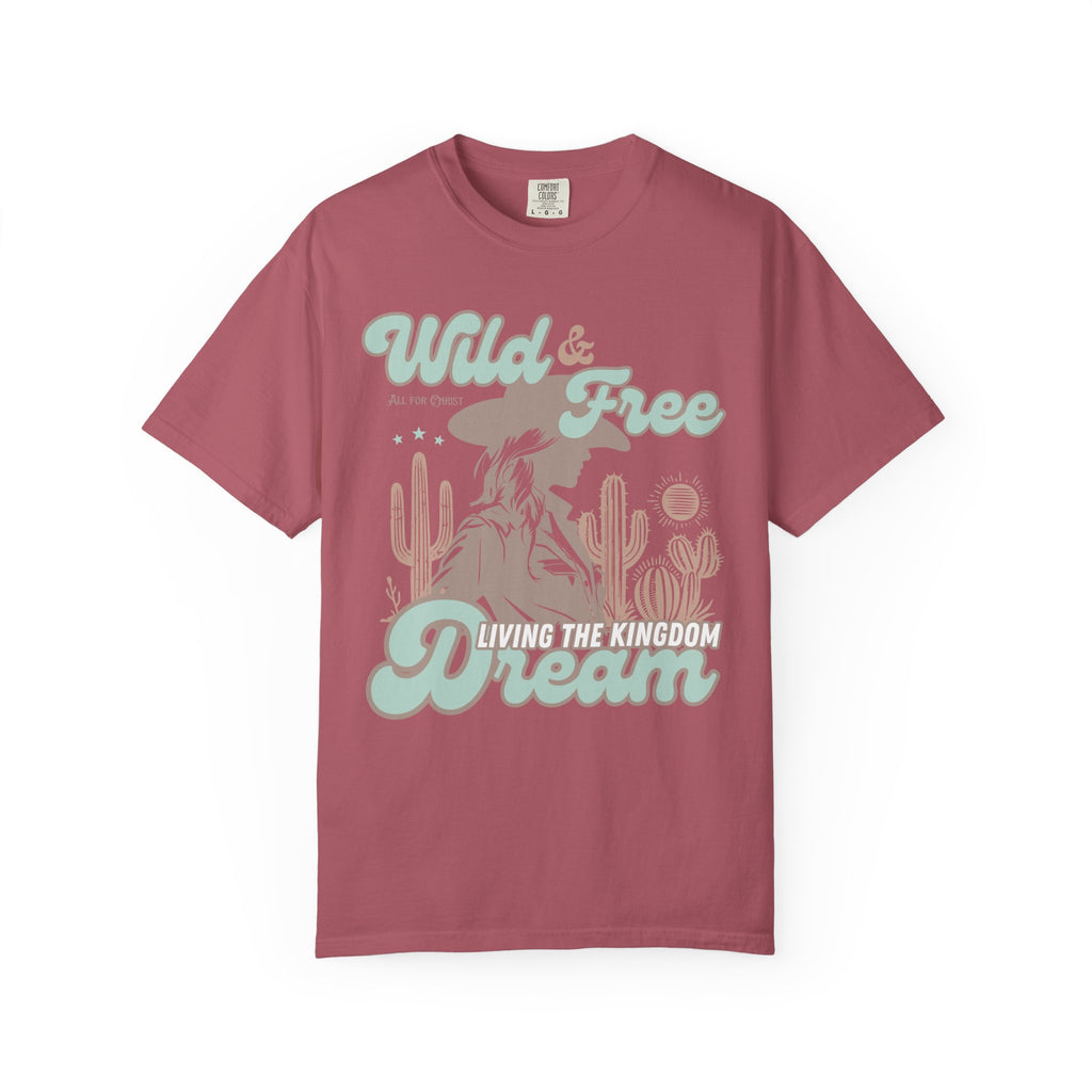 Wild & Free Dream T-Shirt — Desert Cowgirl Graphic Tee
