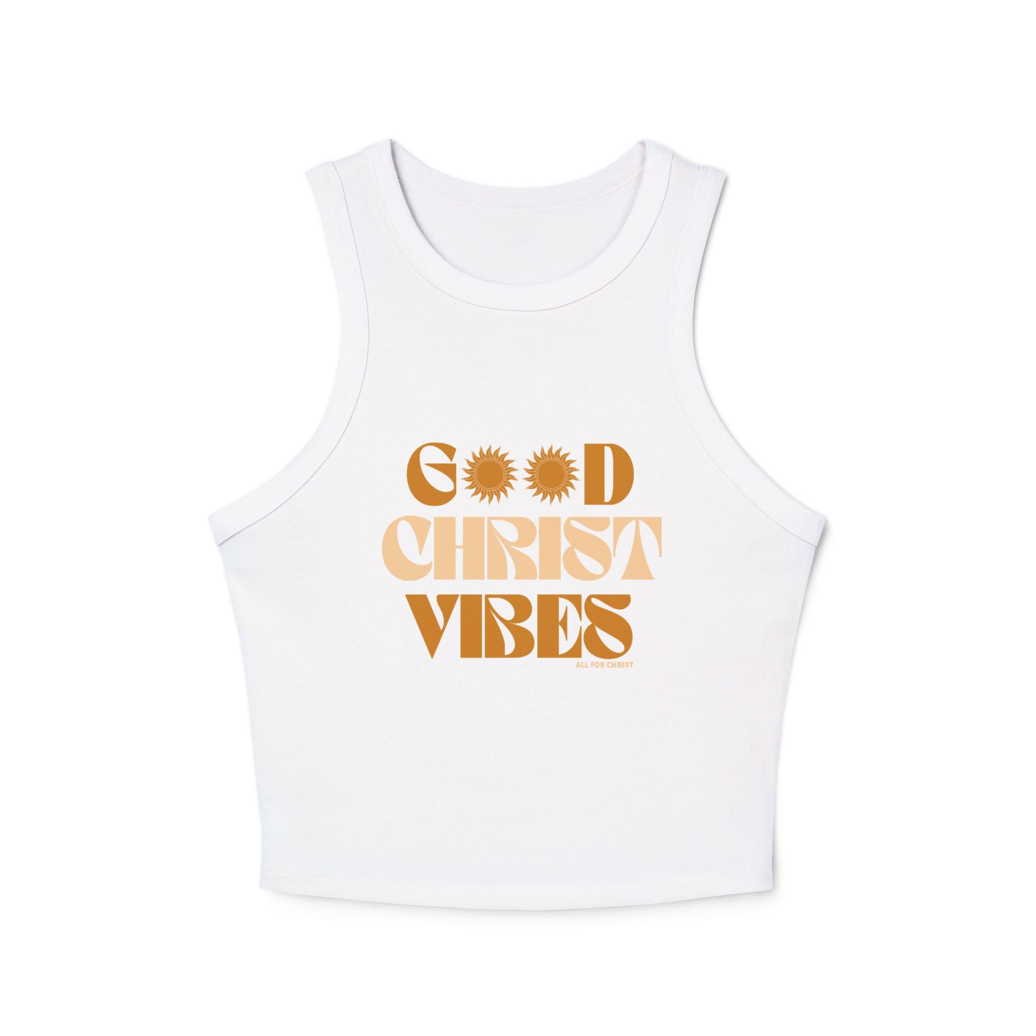Good Christ Vibes Tank Top — Retro Faith Graphic Racer Tank
