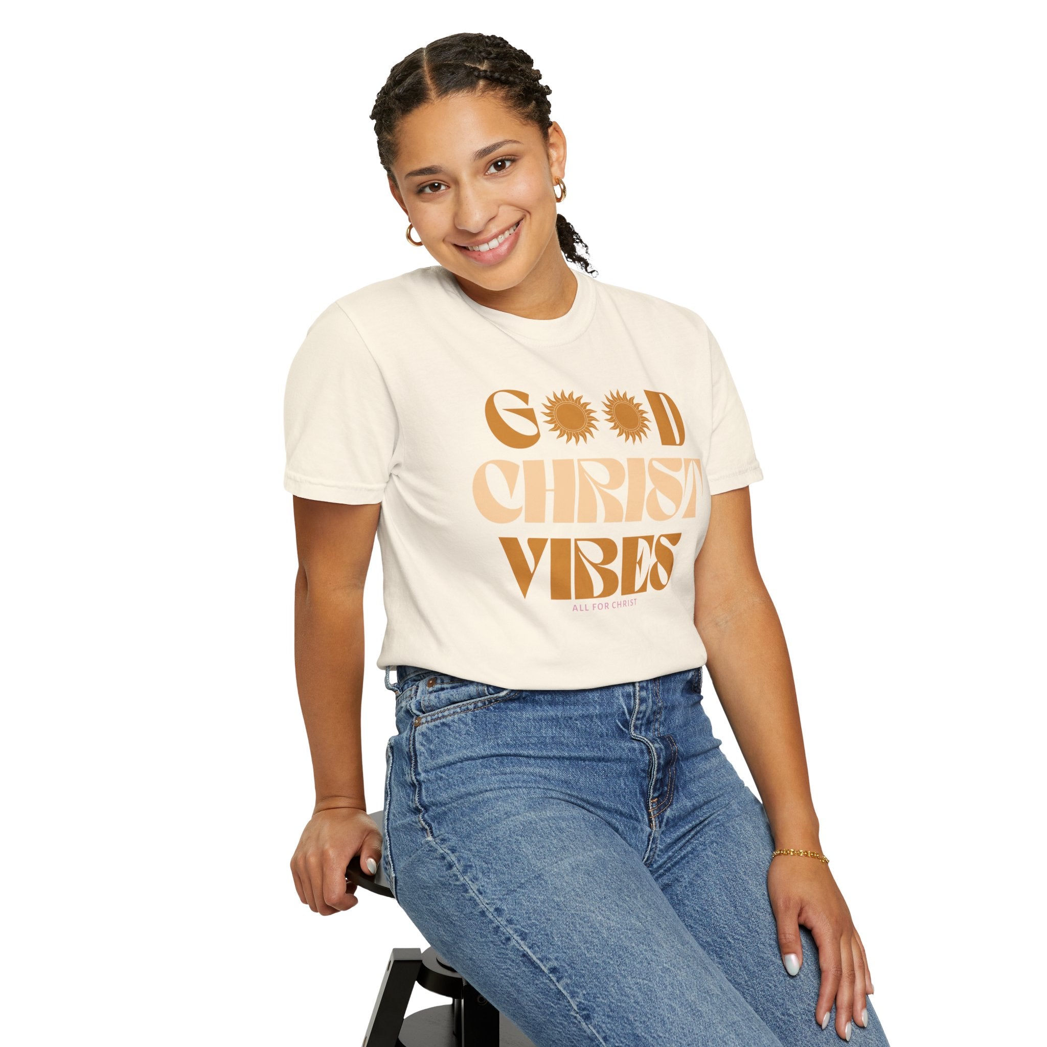 Good Christ Vibes T-Shirt — Retro Faith Graphic Tee