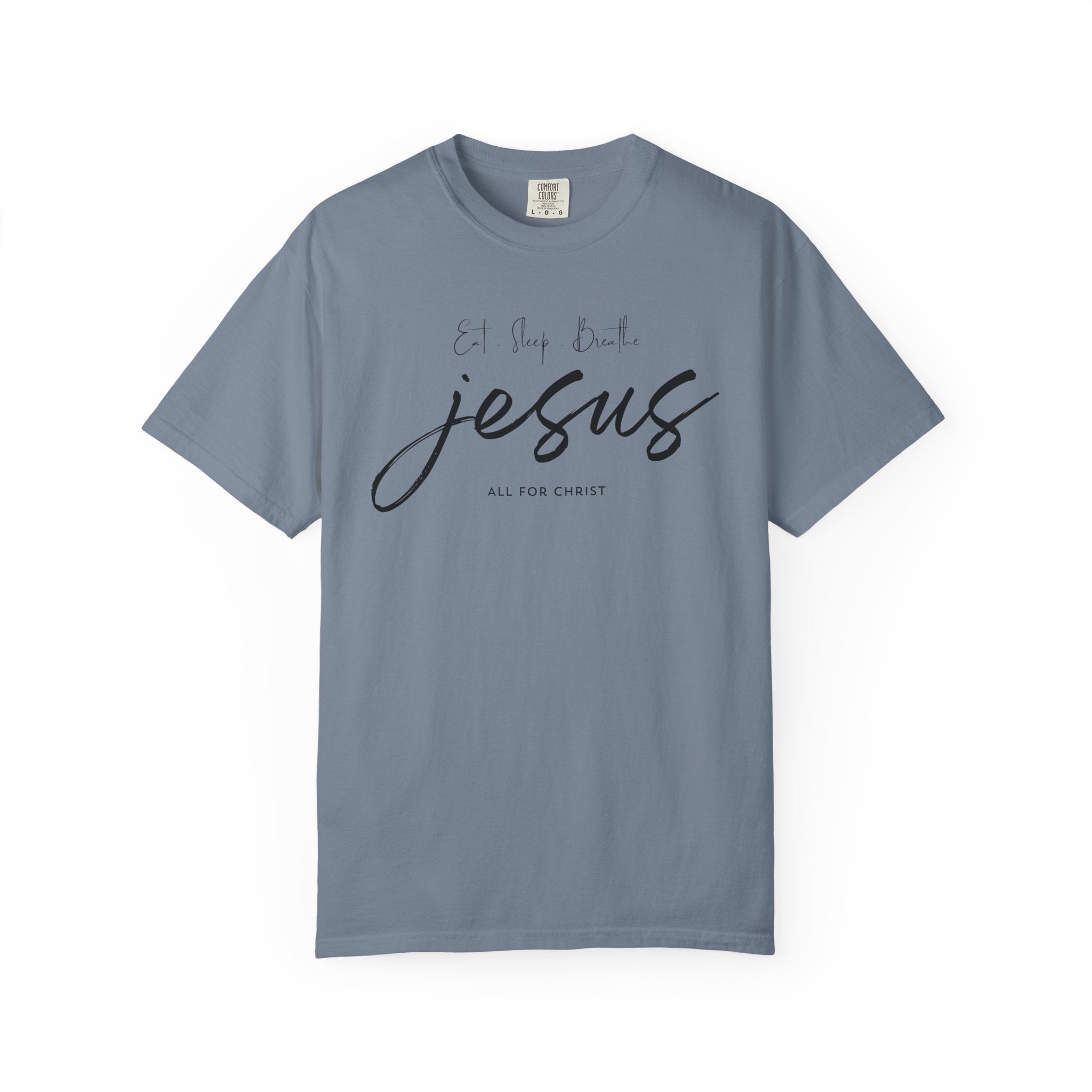 Jesus Script Tee - 'All for Christ' Faith Graphic T-Shirt