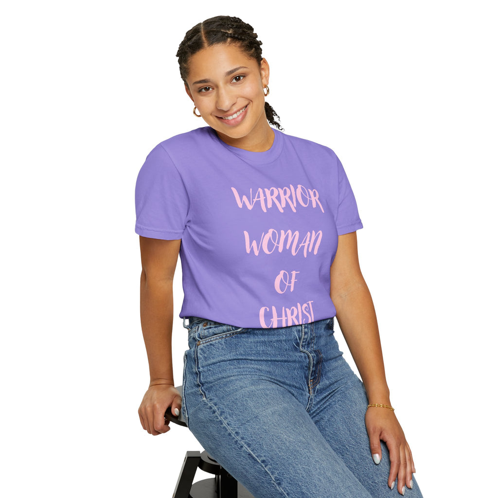 Warrior Woman of Christ T‑Shirt — Christian Faith Tee for Women