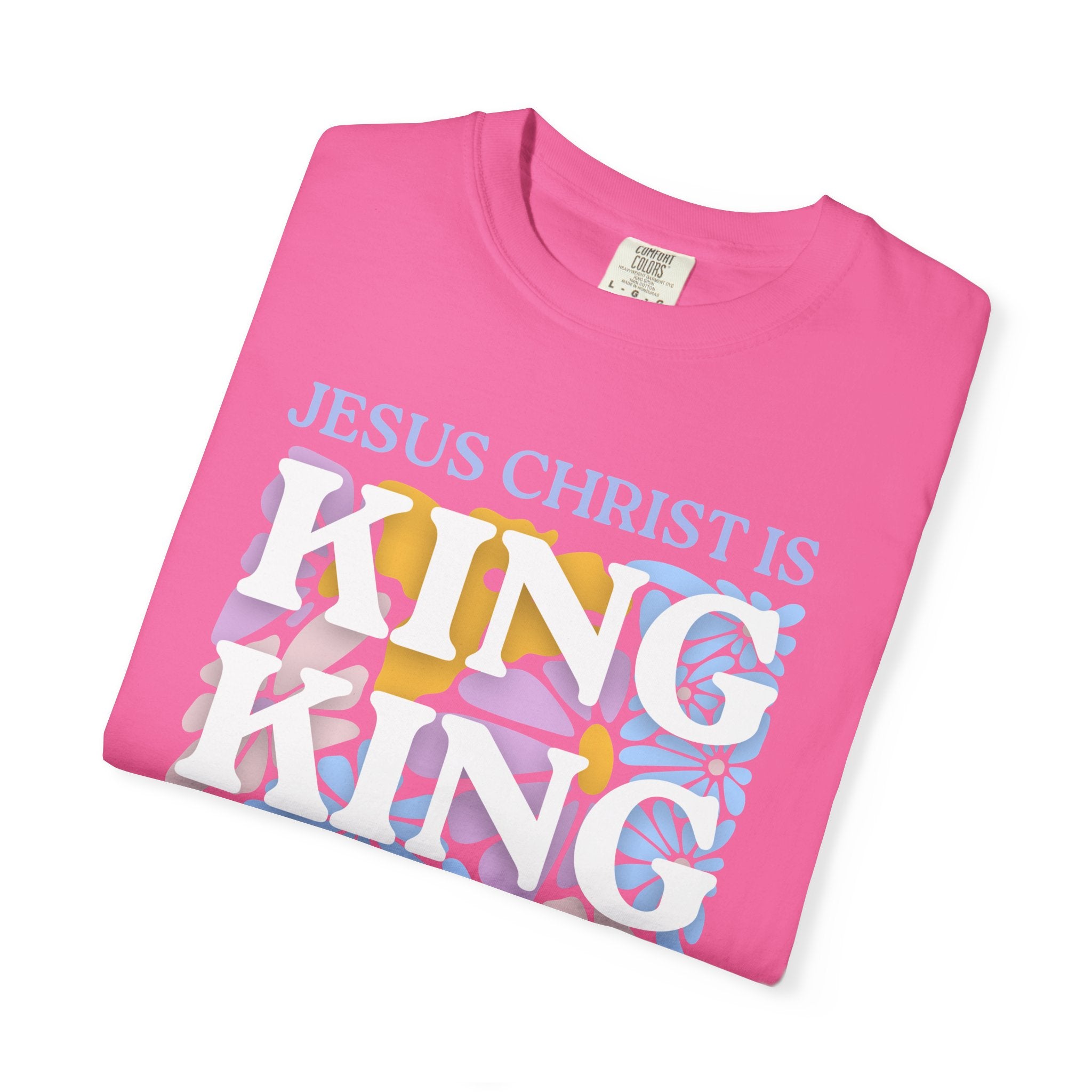 Christian 'King' Graphic T-Shirt — Jesus Christ Is King Faith Tee
