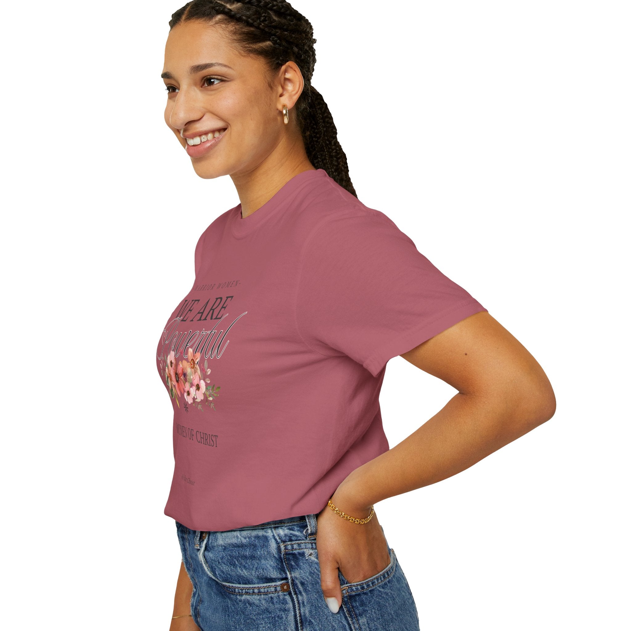We Are Powerful Floral Christian T-Shirt