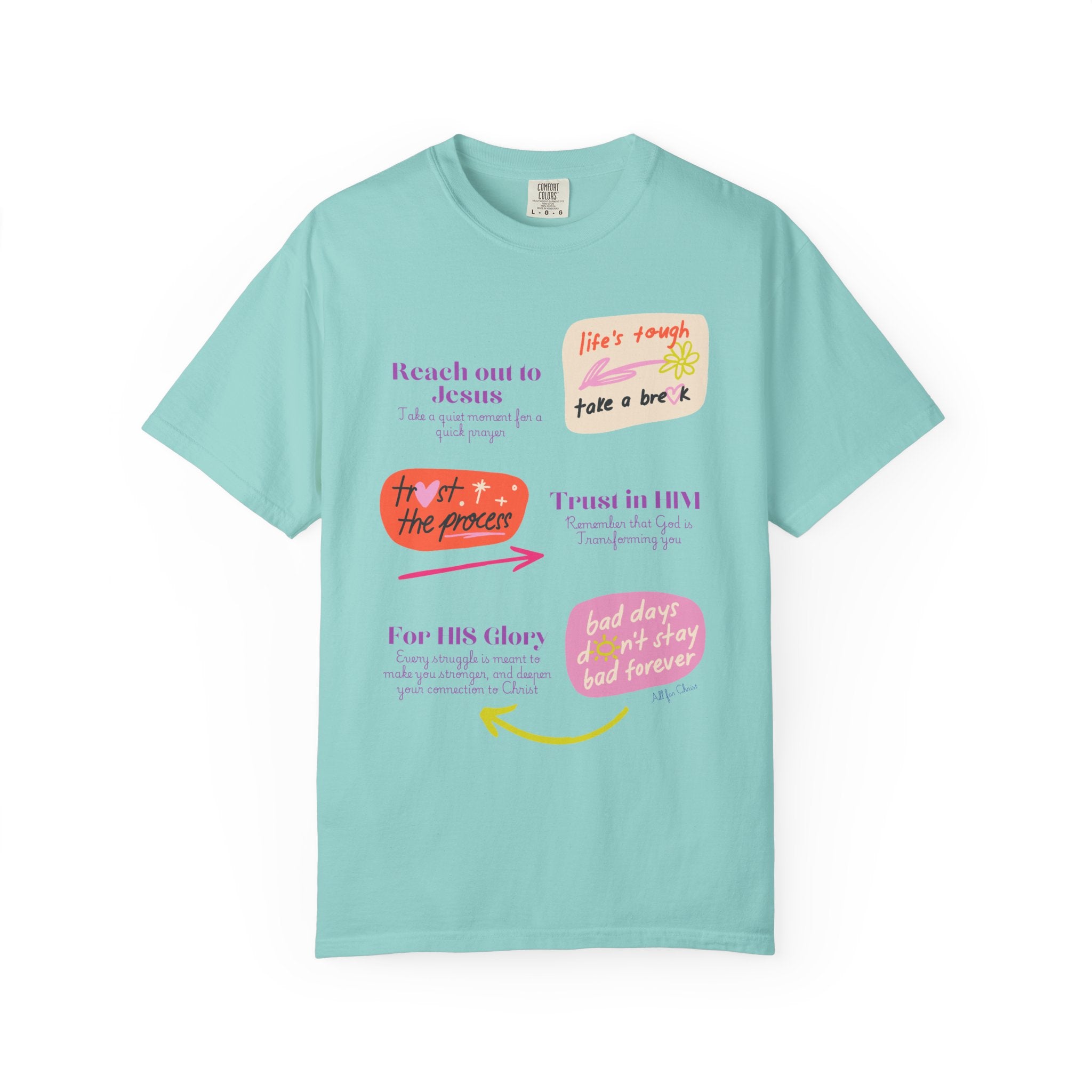 Inspirational Daily Reminder T-Shirt — Positive Message Graphic Tee