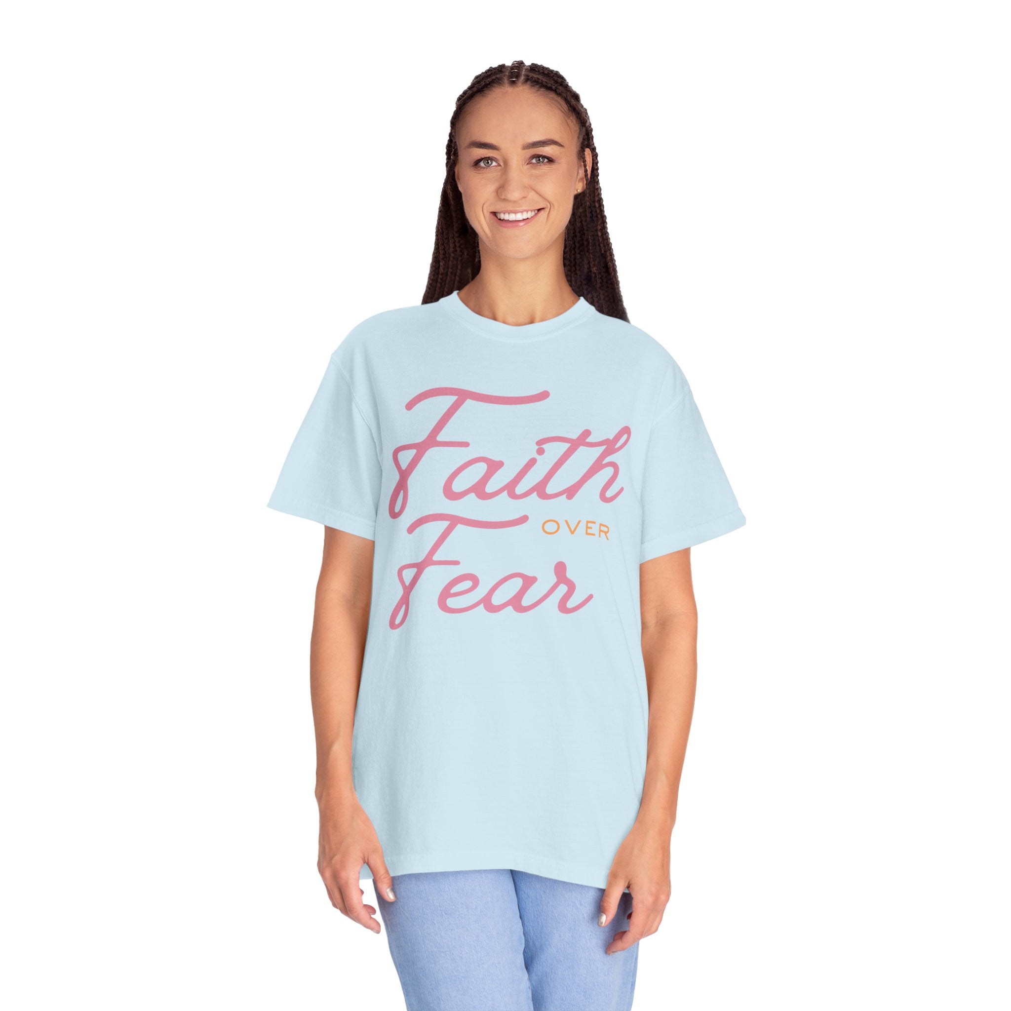 Faith Over Fear T-Shirt — Inspirational Christian Tee