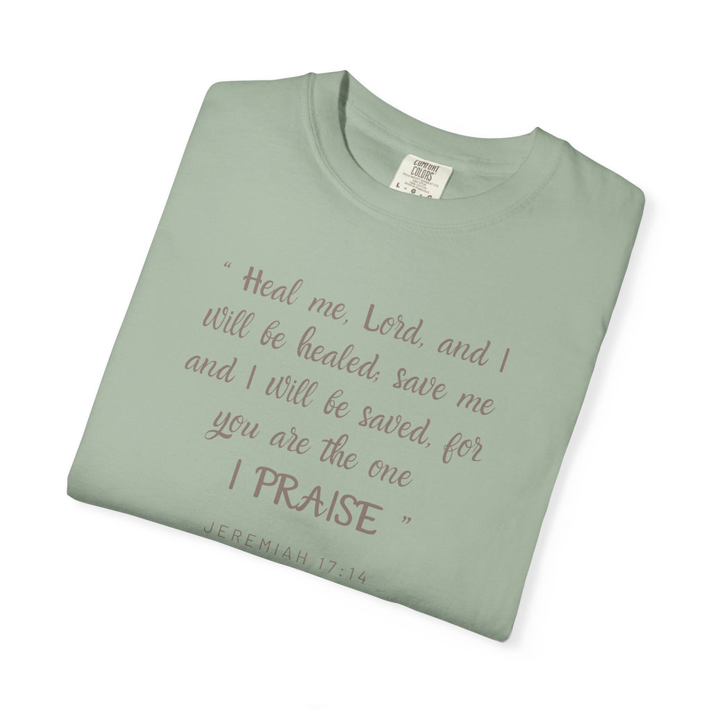 Christian Scripture T-Shirt — "I Praise" Inspirational Faith Tee