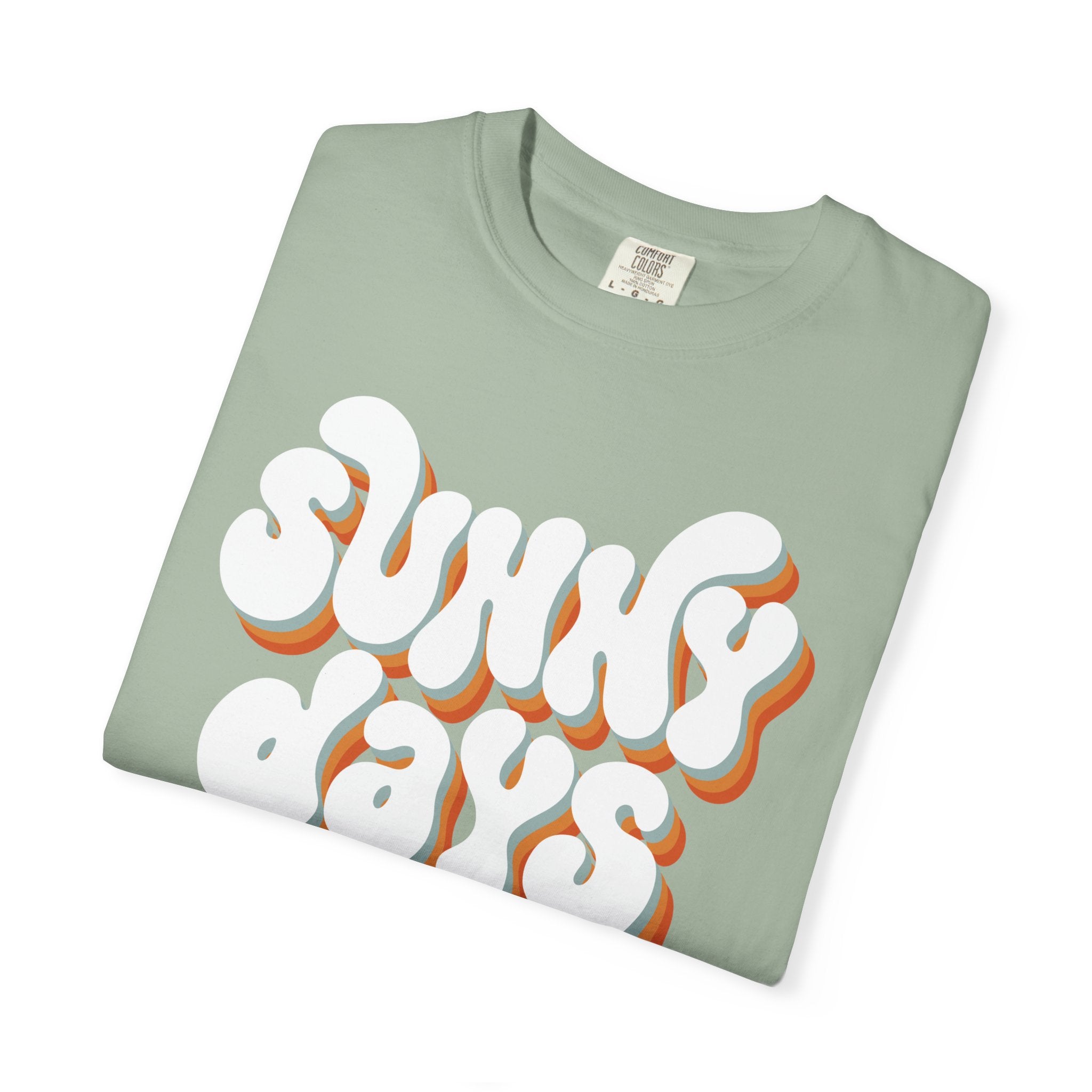 Sunny Days Ahead T-Shirt — Retro Bubble Letter Summer Tee