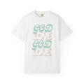 God Love Retro Script T-Shirt — Pastel Faith Tee