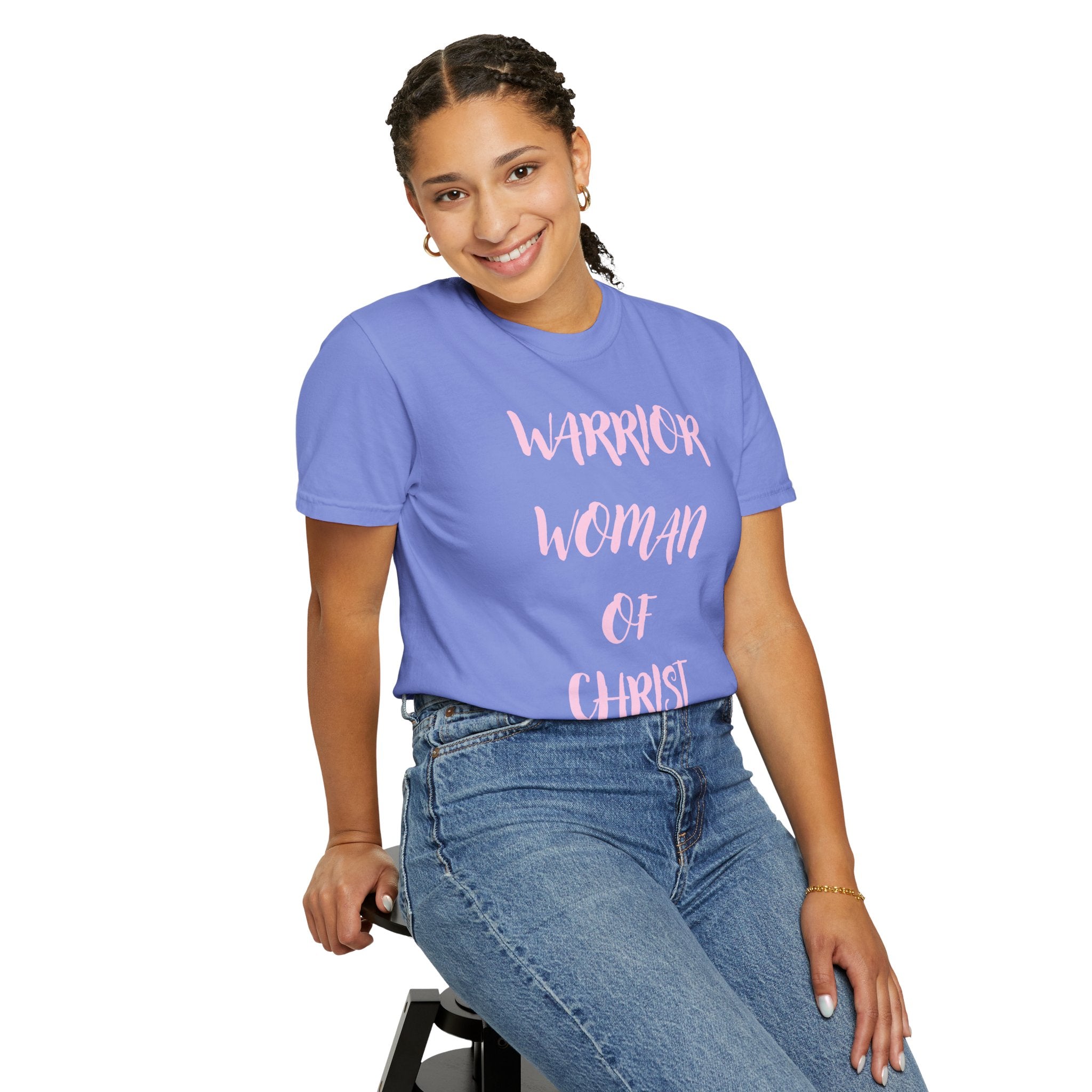 Warrior Woman of Christ T‑Shirt — Christian Faith Tee for Women