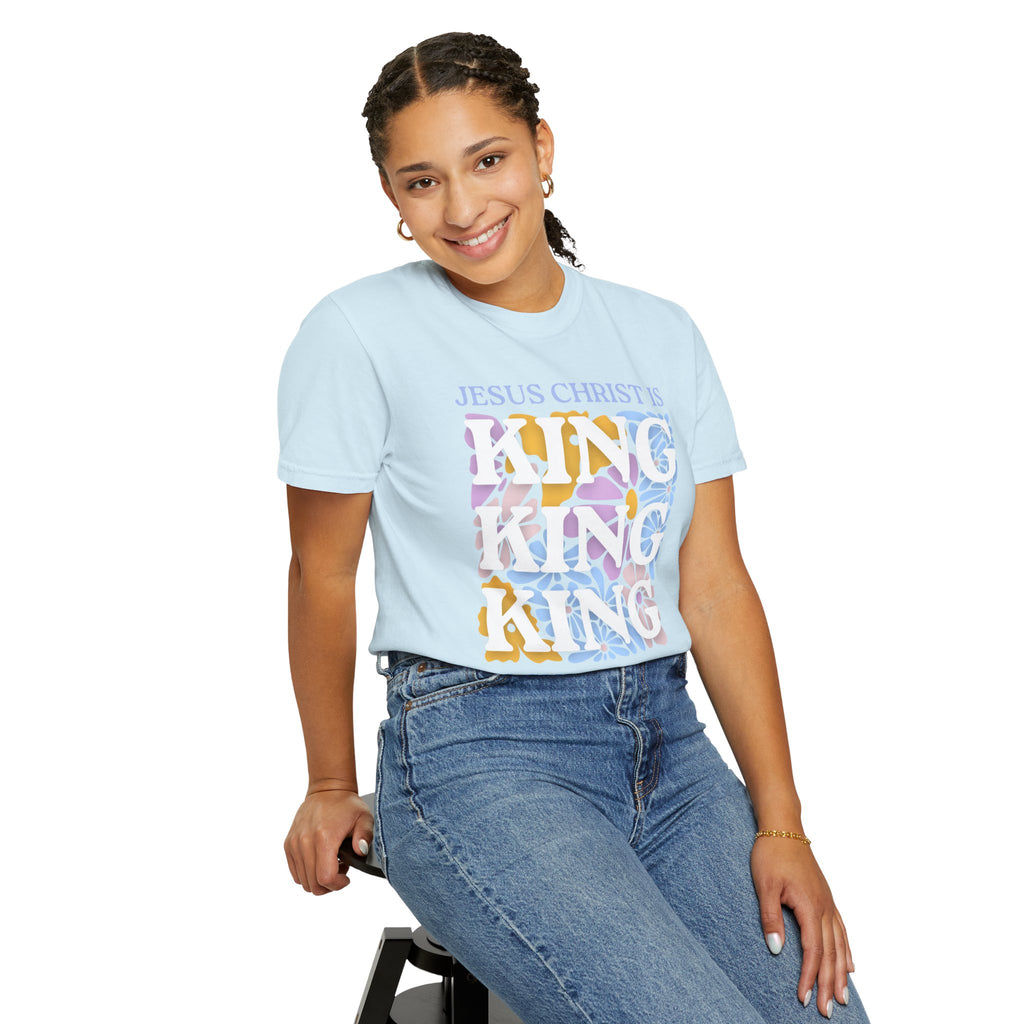 Christian 'King' Graphic T-Shirt — Jesus Christ Is King Faith Tee