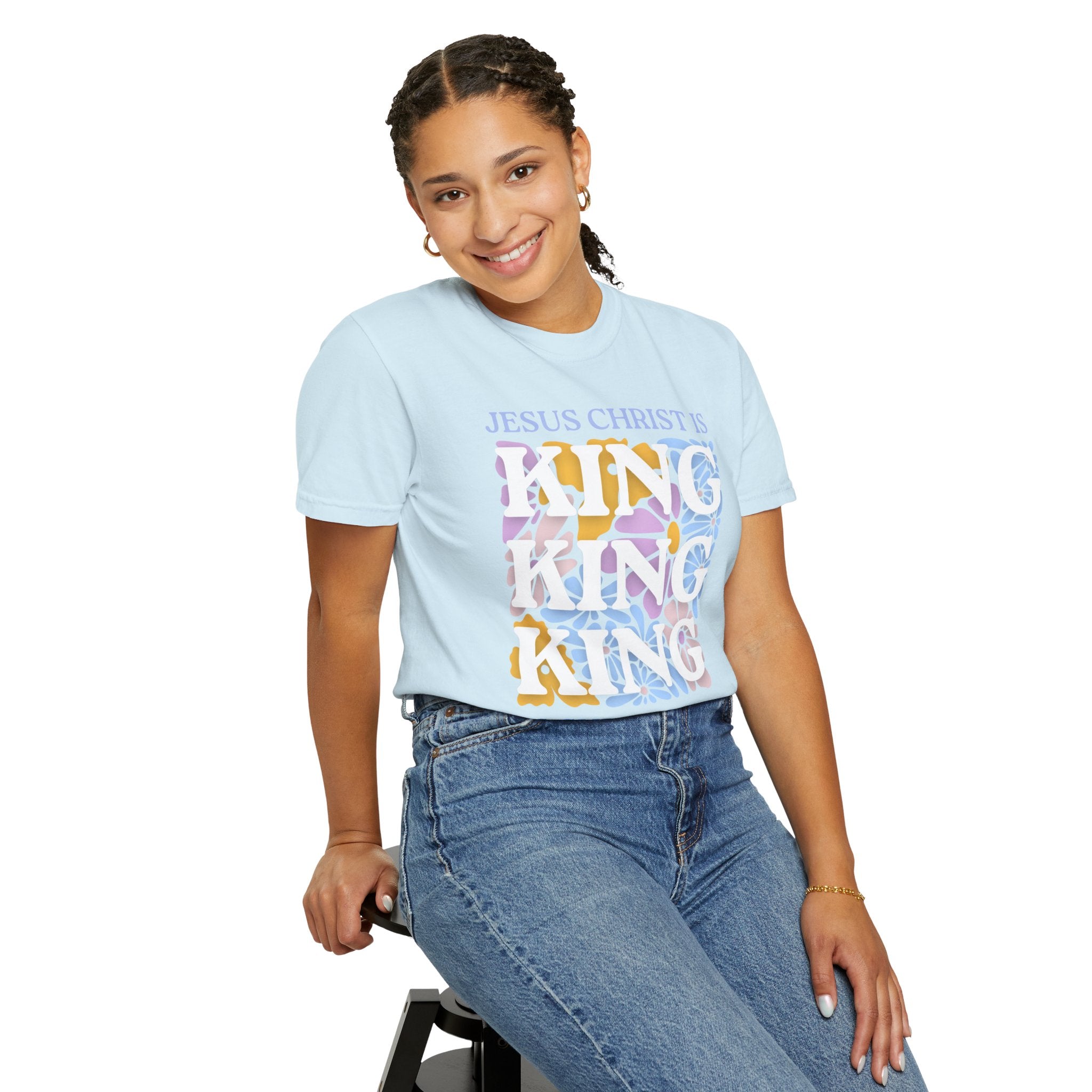 Christian 'King' Graphic T-Shirt — Jesus Christ Is King Faith Tee