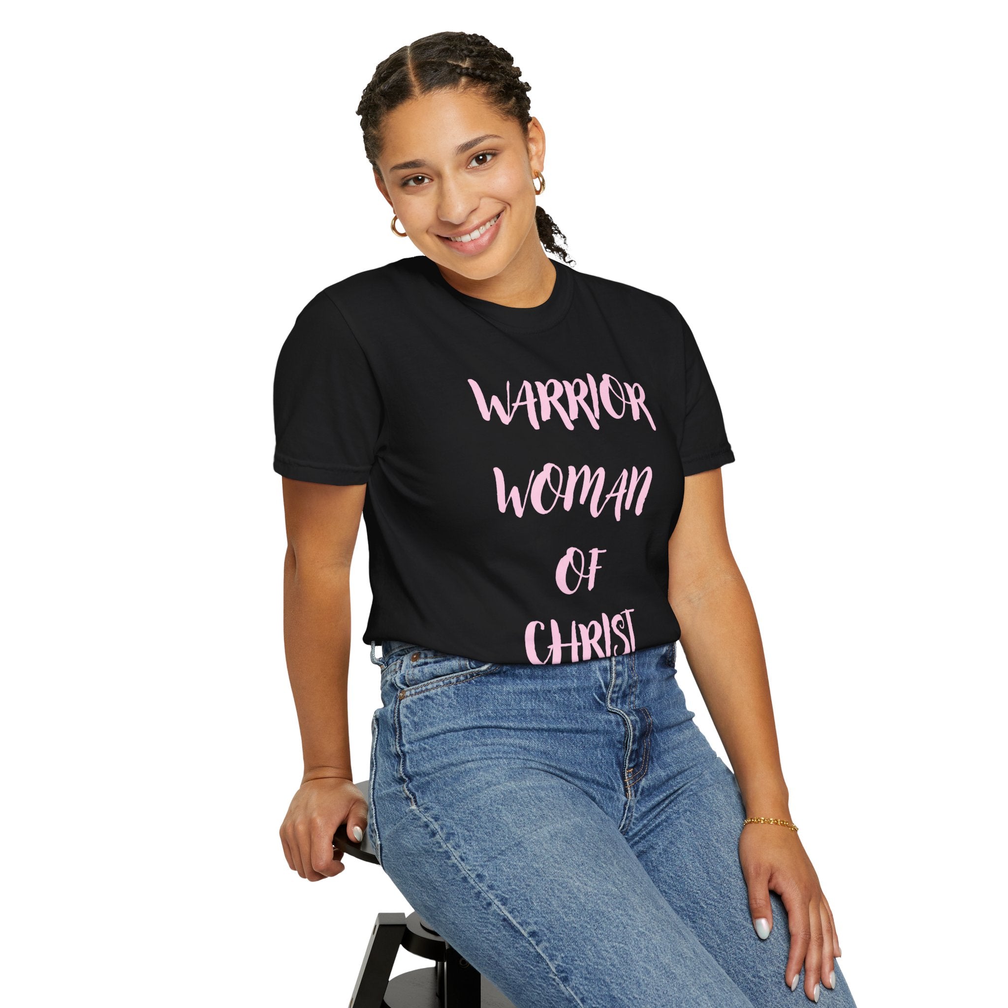 Warrior Woman of Christ T‑Shirt — Christian Faith Tee for Women
