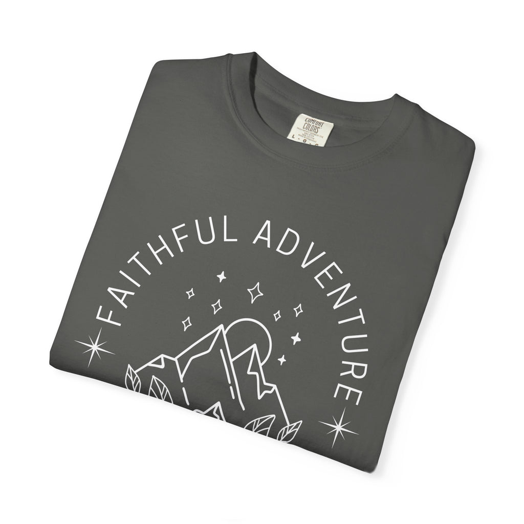 Faithful Adventure T-Shirt — Christian Mountain Graphic Tee